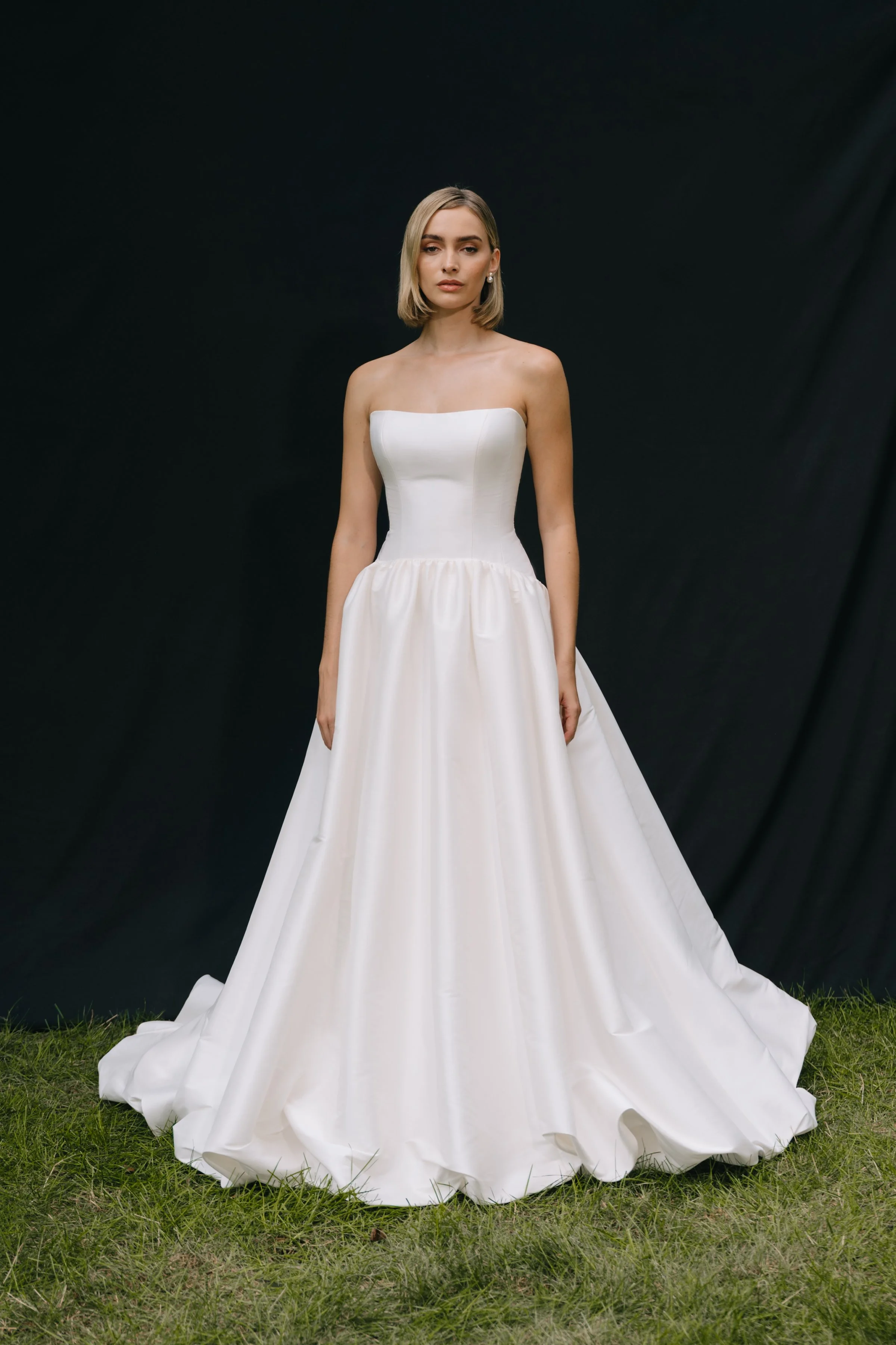 Jenny Yoo 'Savannah' Bridal Gown. The Savannah gown is clean and classic with just a hint of playful femininity.