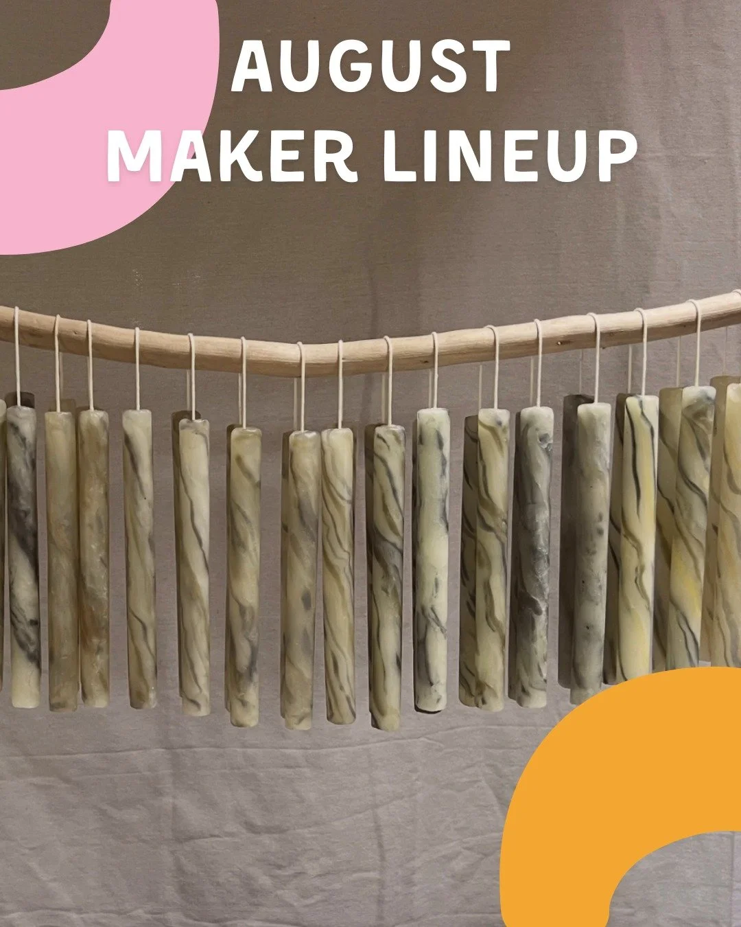 August 23rd Maker Lineup:
(Post 3 of 3)
@oakmoss.candles
@seattle_stitchery
@creative_cubs_sensoryplay
@rainbeedesigns
@mwsoapworks
@kactusblue
@intertwined_designs
@danegoodcoffeecompany
@juliannanorth_
@grayrosecreations
@limelight.glassworks
@pnr_
