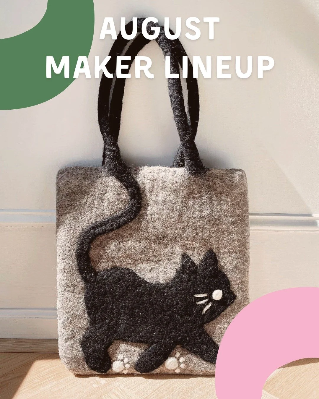 Please welcome part 1 of our August Maker Lineup! You'll find these makers and more popped up at Riverwalk Park on August 23rd! Stay turned the next couple days for parts 2 &amp; 3.

(Post 1 of 3)
@woolfoo_studio
@dexhorton
@raisingwolvez
@auntiemsfl