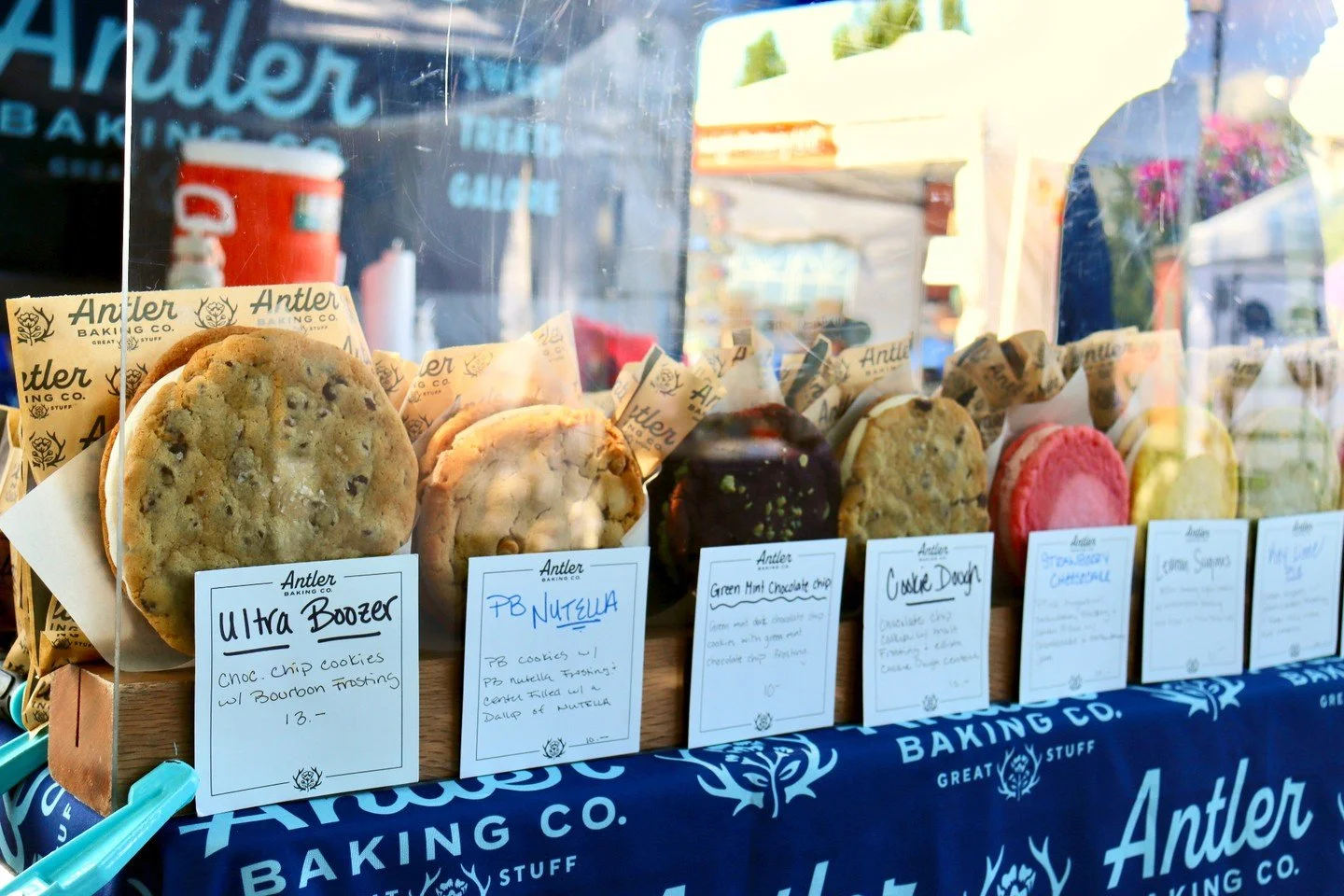 Giant, delicious cookie sandwiches by @antlerbakingcompany are returning to Valley made Market this August 23rd. Need we say more? 
When: Sunday, August 23rd from 10am-4pm
Where: Riverwalk Park, Mount Vernon WA