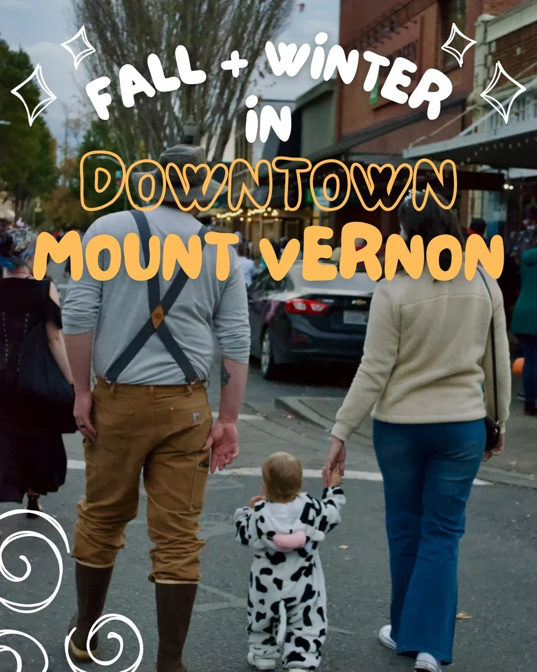 Even though our outdoor market season has come to an end, there is no shortage of fun community events happening in downtown Mount Vernon this Fall and Winter! @mountvernonwa

🎃Dress up with the whole fam and come to Trick-Or-Treat on 1st St. Downto
