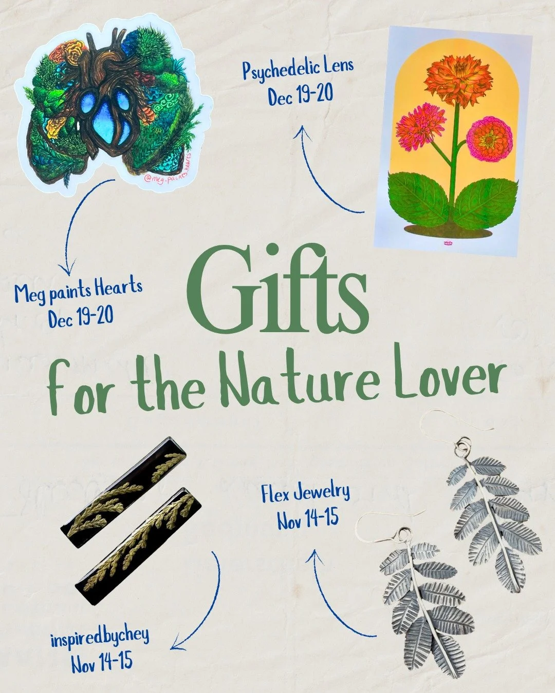 Discover an abundance of nature-inspired gifts for that one person who'd rather be outside right now. 🏞️ These makers will all be at our Valley Made Holiday Markets this November and December.