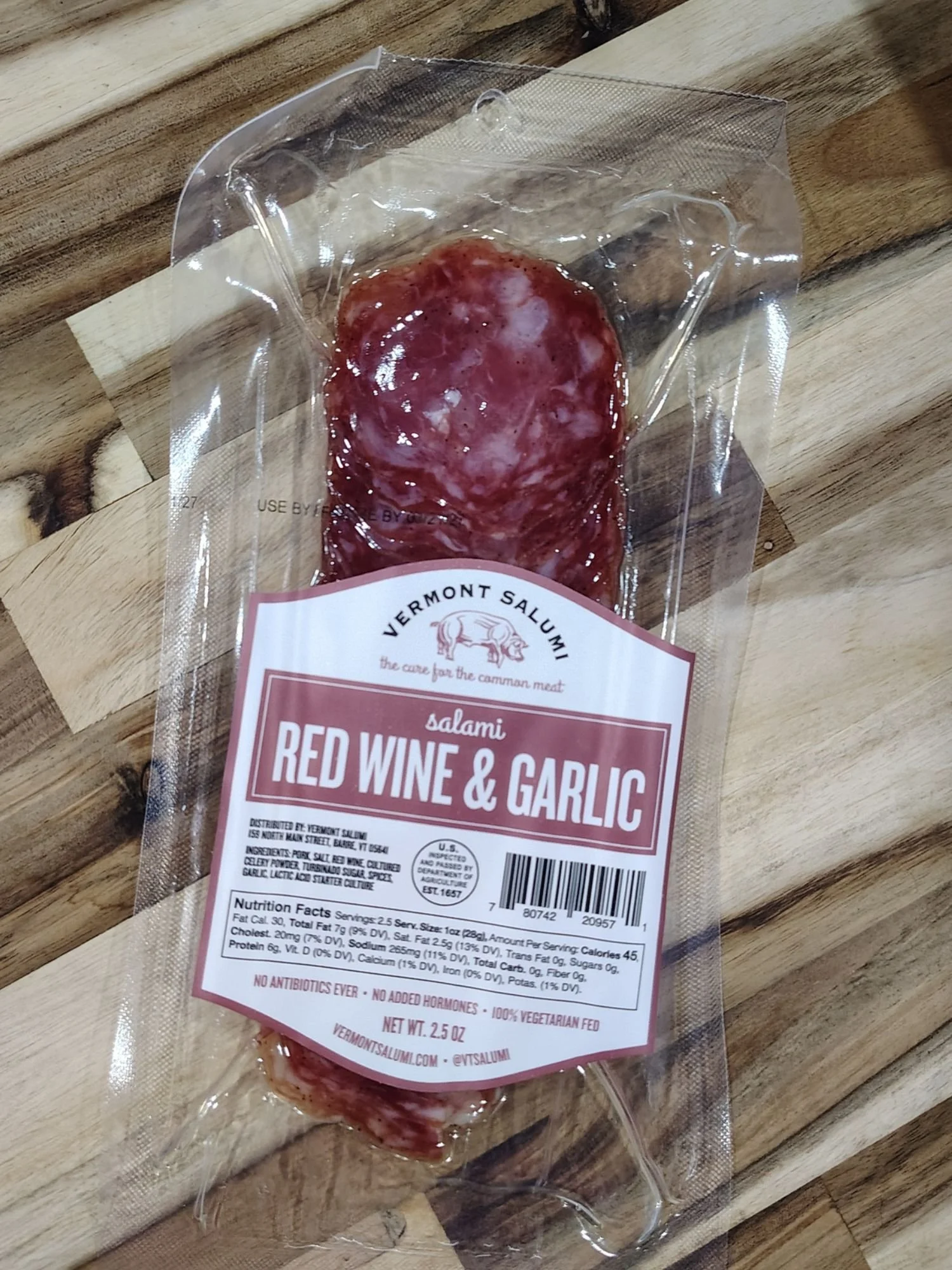 Red Wine & Garlic Salami