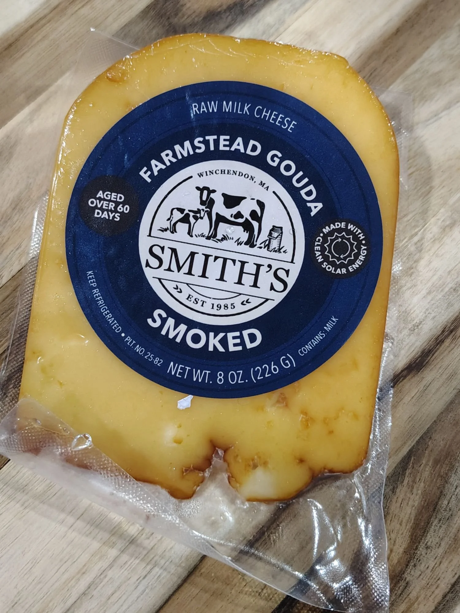 Raw Milk Smoked Gouda Cheese