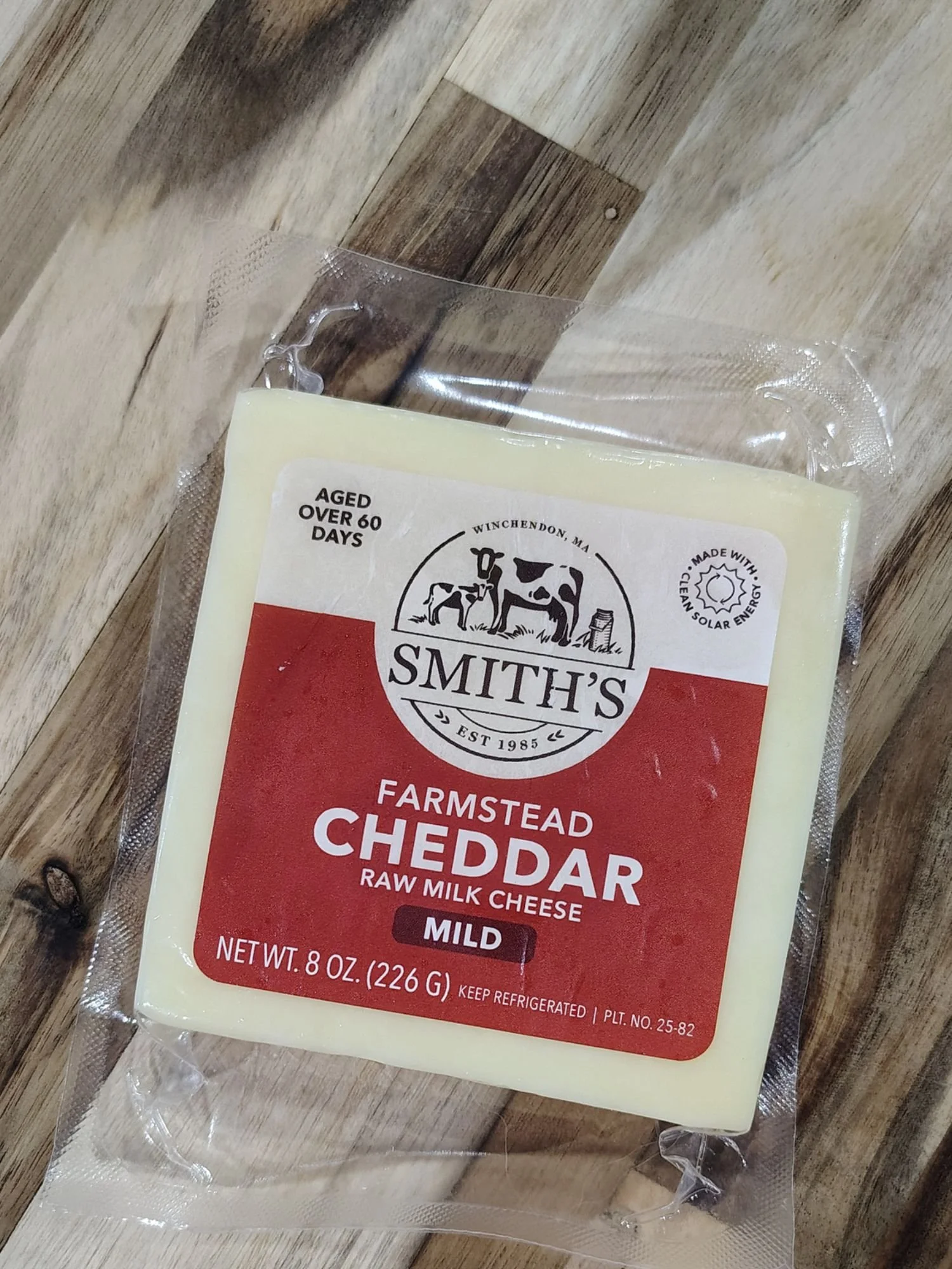 Raw Milk Cheddar Cheese