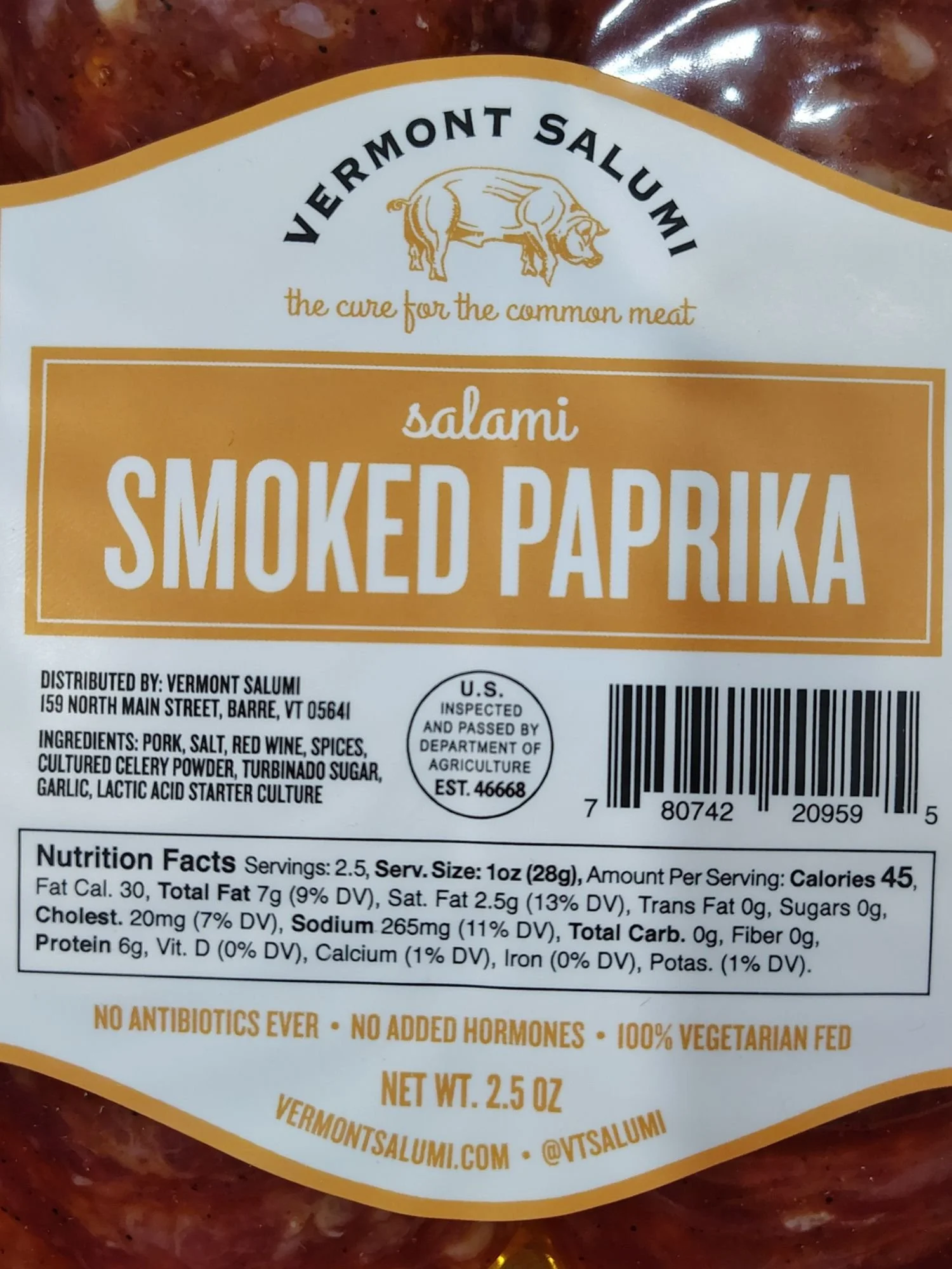 Smoked Paprika Salami