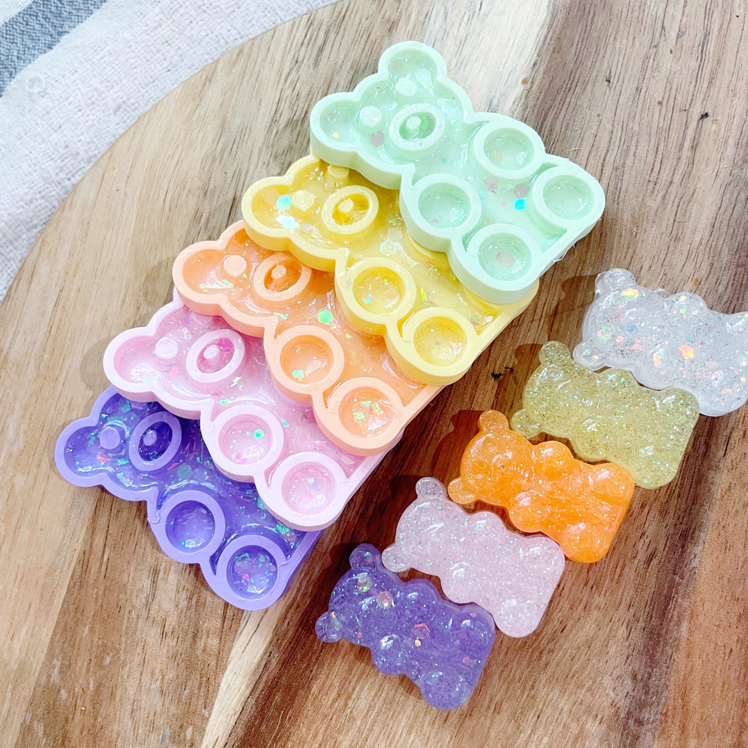 Gummy Bear Stampers and Loose Parts (Set of 5)