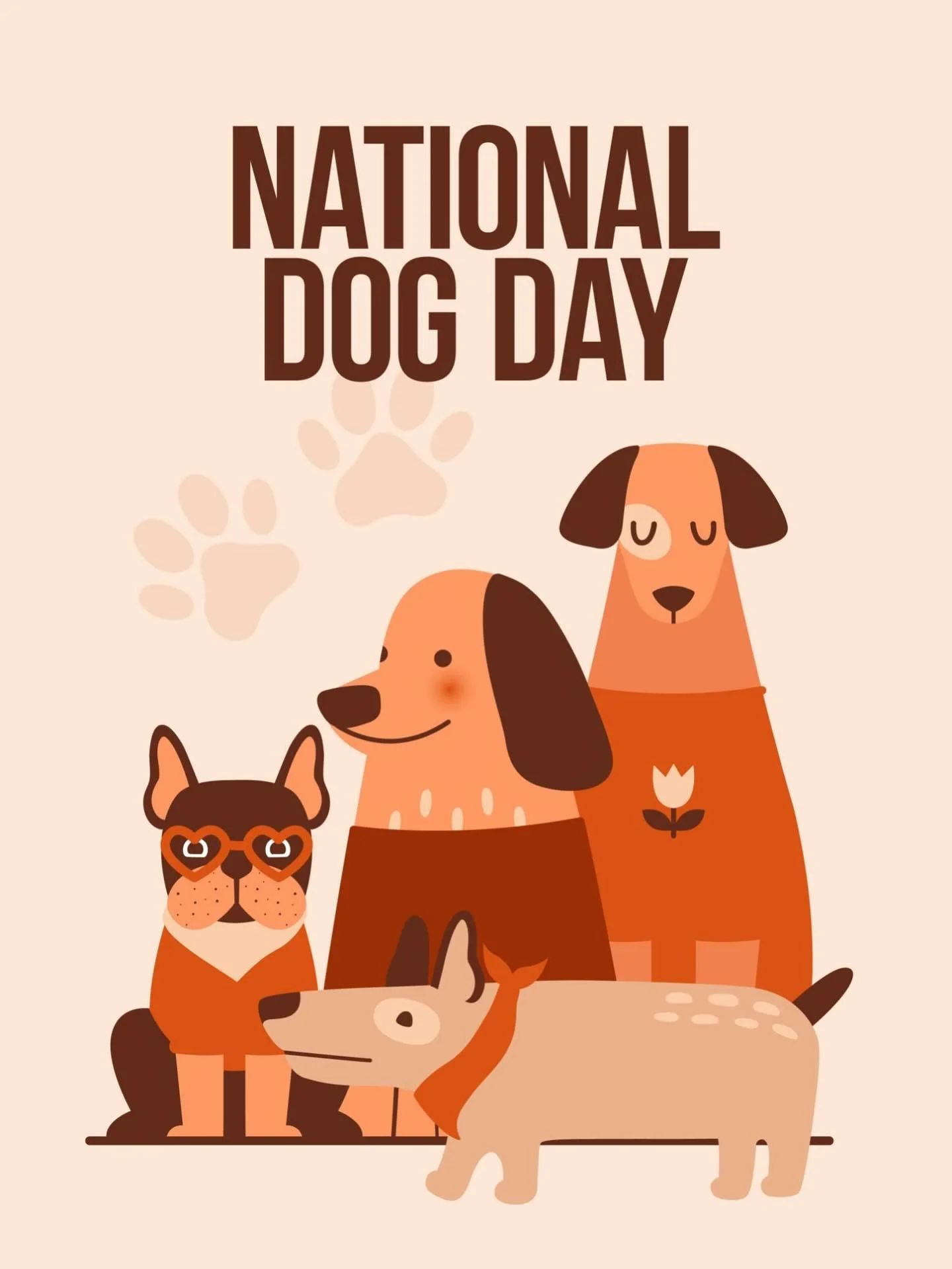🐾🎉 Happy National Dog Day! 🎉🐾

Today we celebrate all the loyal, goofy, and lovable pups who make our lives brighter. 
#NationalDogDay