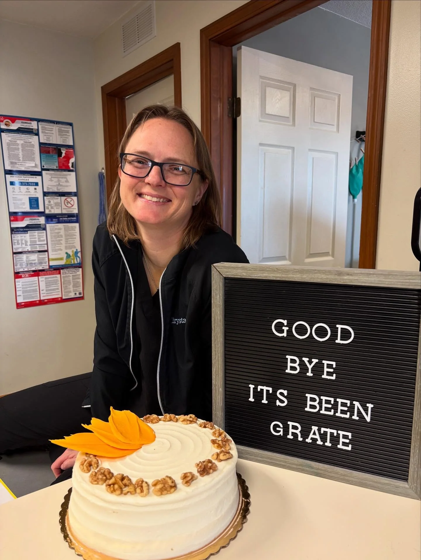 🥕 Goodbye, it&rsquo;s been grate 🥕
Celebrating Chrystal on her last day with carrot cake (her favourite!) and big thanks for all the care, laughs, and dedication she&rsquo;s shared with us. Best of luck in your next chapter!