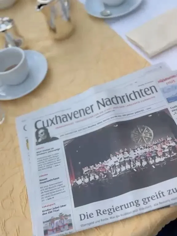 Had such an inspiring and beautiful weekend at #maremusikfestival in Cuxhaven with two performances! Our first Carmina Burana with amazing colleagues and new friends was a special highlight for us 🎶💫 thanks for having us and see you next time! 👯&z