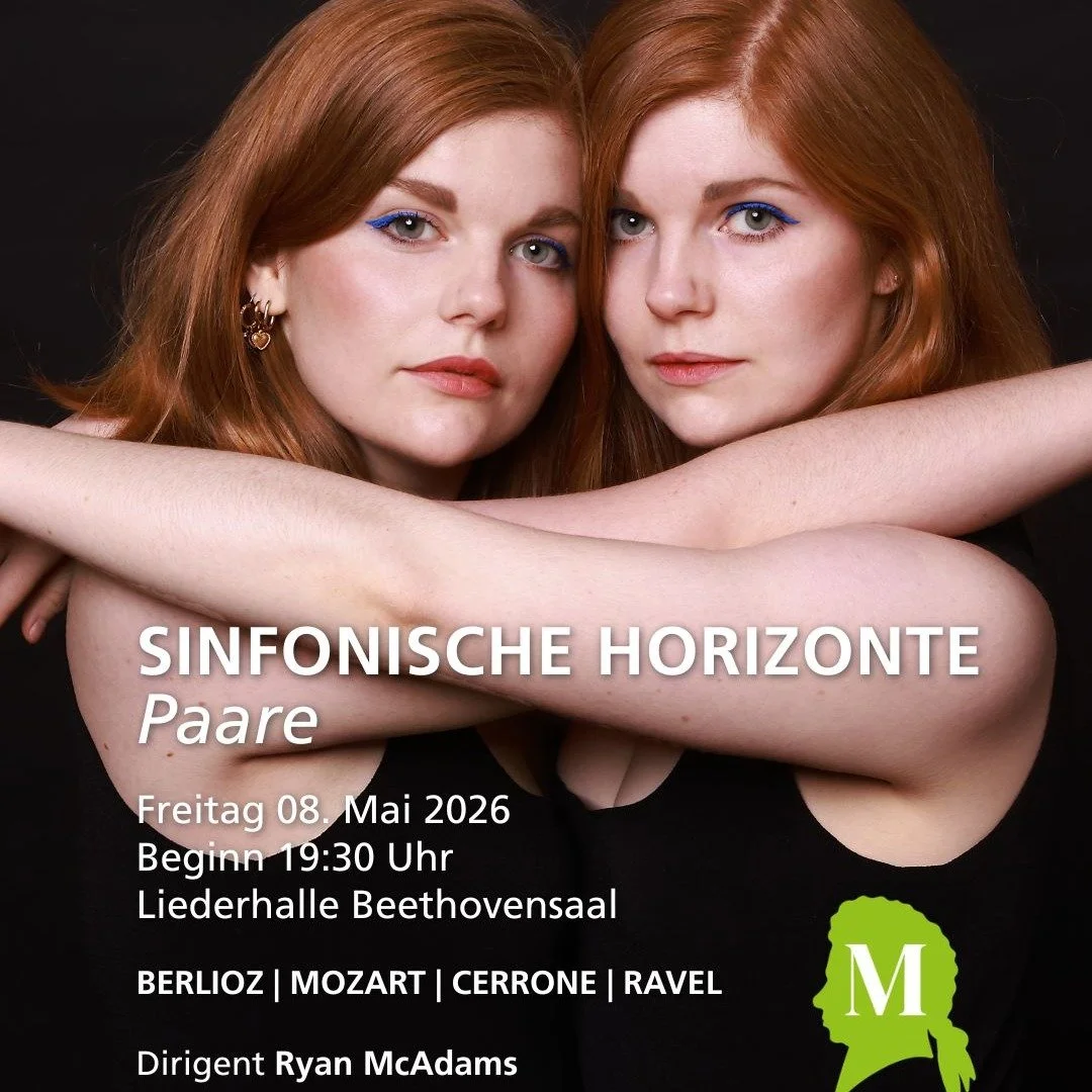 Gro&szlig;e Vorfreude auf den 08. Mai in der Liederhalle, Beethovensaal! ✨ 🎶 Gemeinsam mit den Stuttgarter Philharmonikern und dem Dirigenten Ryan McAdams d&uuml;rfen wir in "Sinfonische Horizonte - Paare" Teil eines Programmes sein, das L