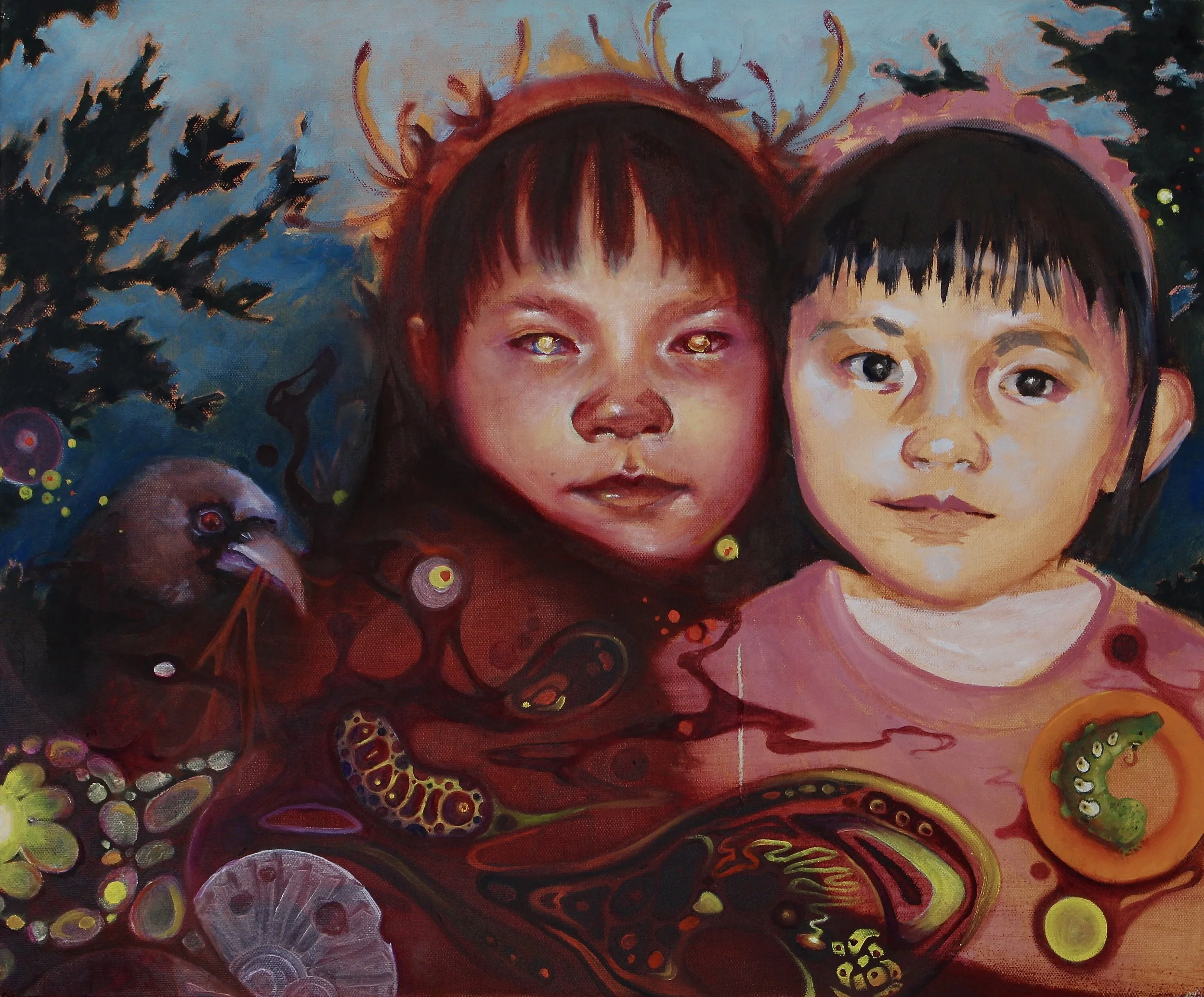 We Were Children (2026), oil on canvas, 20x25 in.