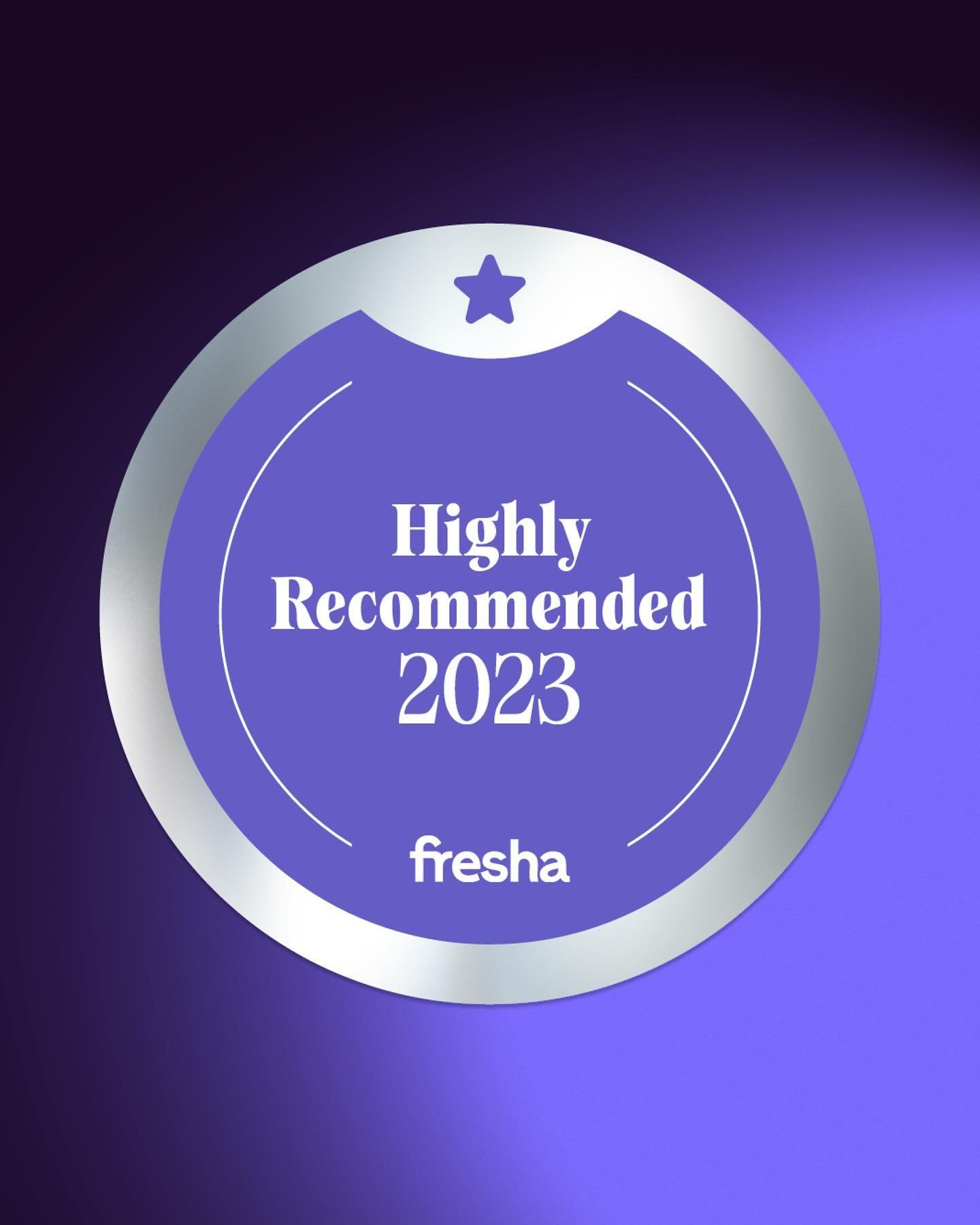 Fresha awards 2023

It&rsquo;s official, you&rsquo;re one of our Highly Recommended 2023 🎉

Every year we celebrate the very best of our community. 

Highly Recommended means you&rsquo;re among the best on Fresha out of over 100,000 beauty and welln