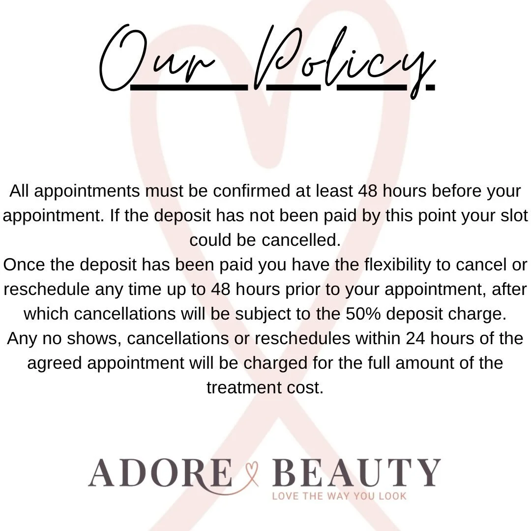 OUR POLICY ✨

Thank you for understanding and respecting our policy 🙌🏻🧡

#smallbusiness #smallbusinessowner #hairandbeautysalon
