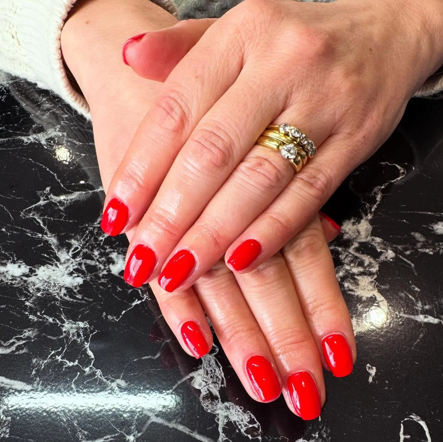 It&rsquo;s the month of L O V E ❤️

Pretty natural nails ~ using red #premiergel 

We still have a few available appointments for February, 
we&rsquo;ve got YOU ~ book yours today @ adore-beauty.co.uk ✨🫶

#beauty #beautynails #nailappointment #beaut