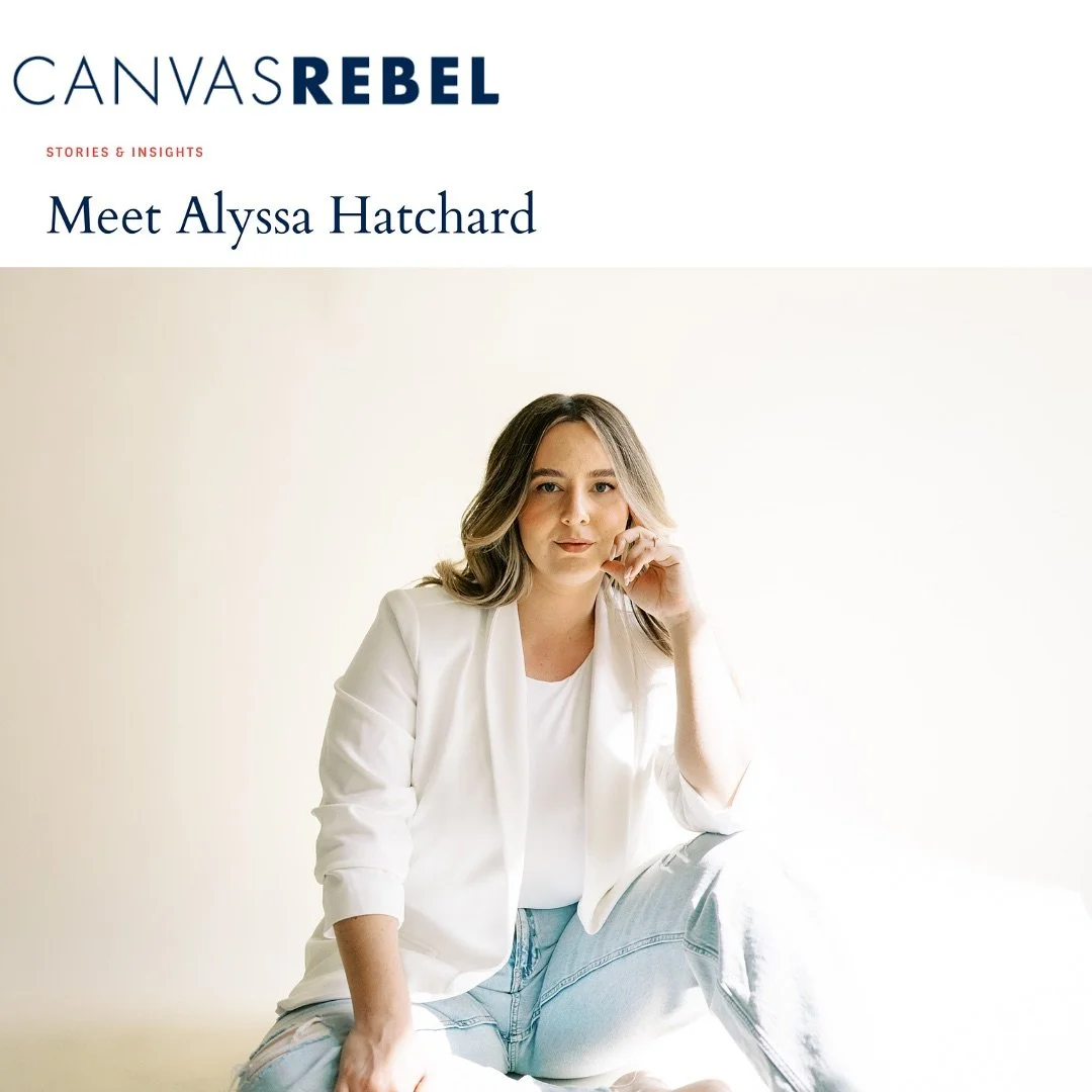 No one hands you a blueprint for becoming the woman you know you&rsquo;re meant to be.

You build her &mdash; choice by choice, risk by risk, soul nudge by soul nudge.

Last month, I was featured in Canvas Rebel Magazine to share the behind-the-scene