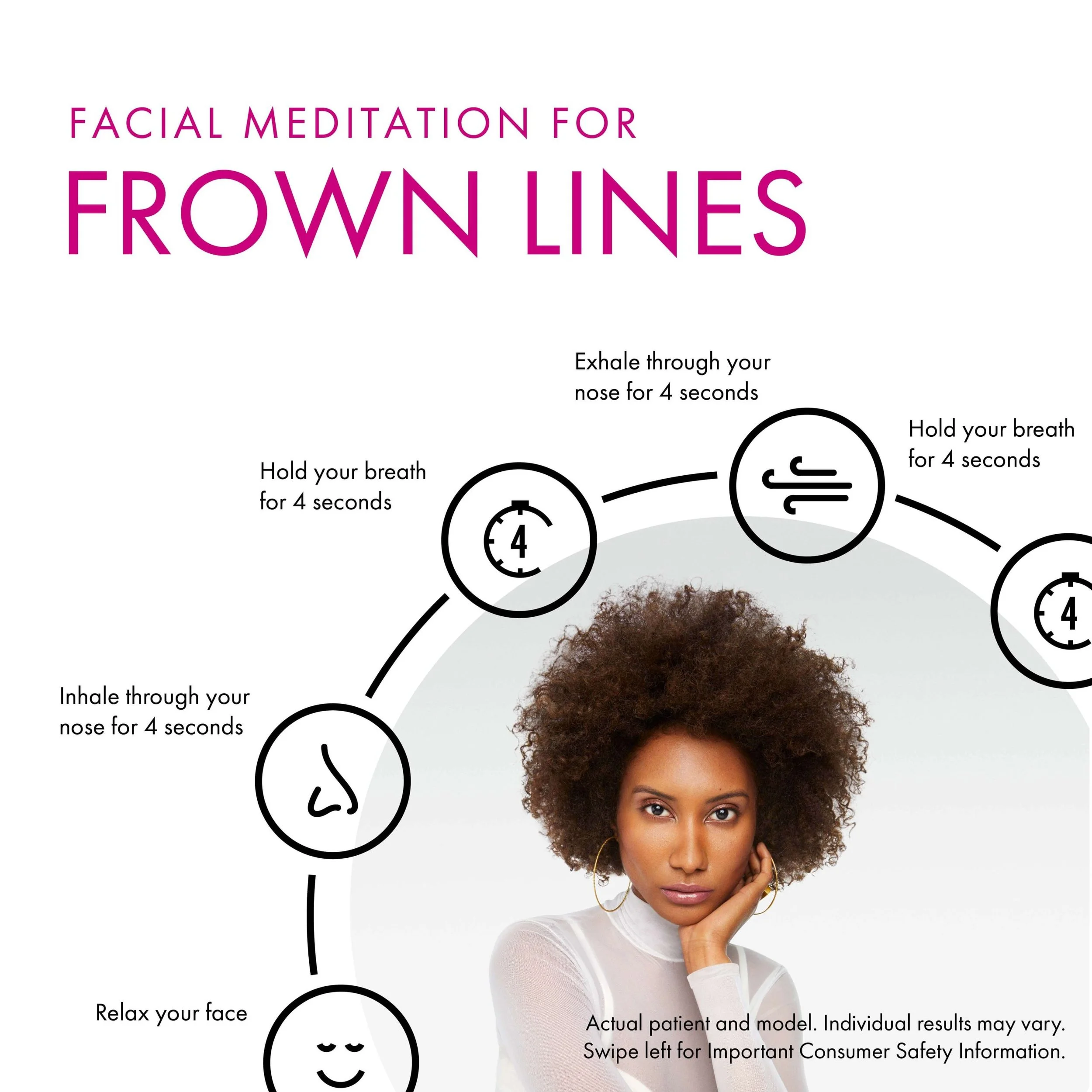 Facial Meditation for Frown Lines