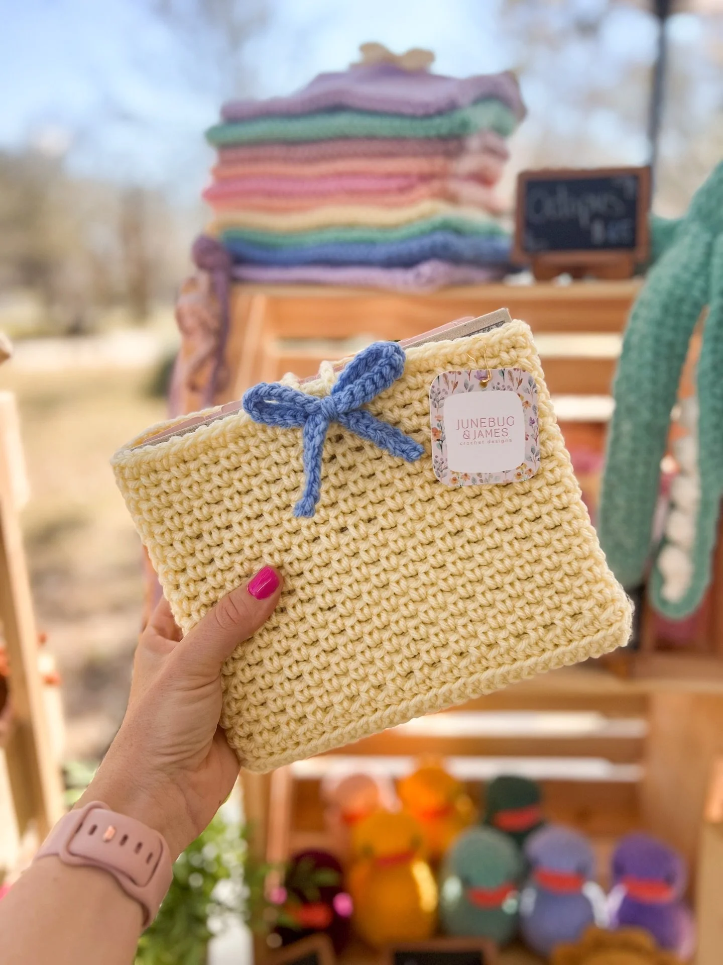 When I told my mom I signed up for a local market, she was so excited and asked if I needed any help making things. She&rsquo;s the one who taught me how to crochet when I was young, and we&rsquo;ve always shared a love for the craft together. 

So I