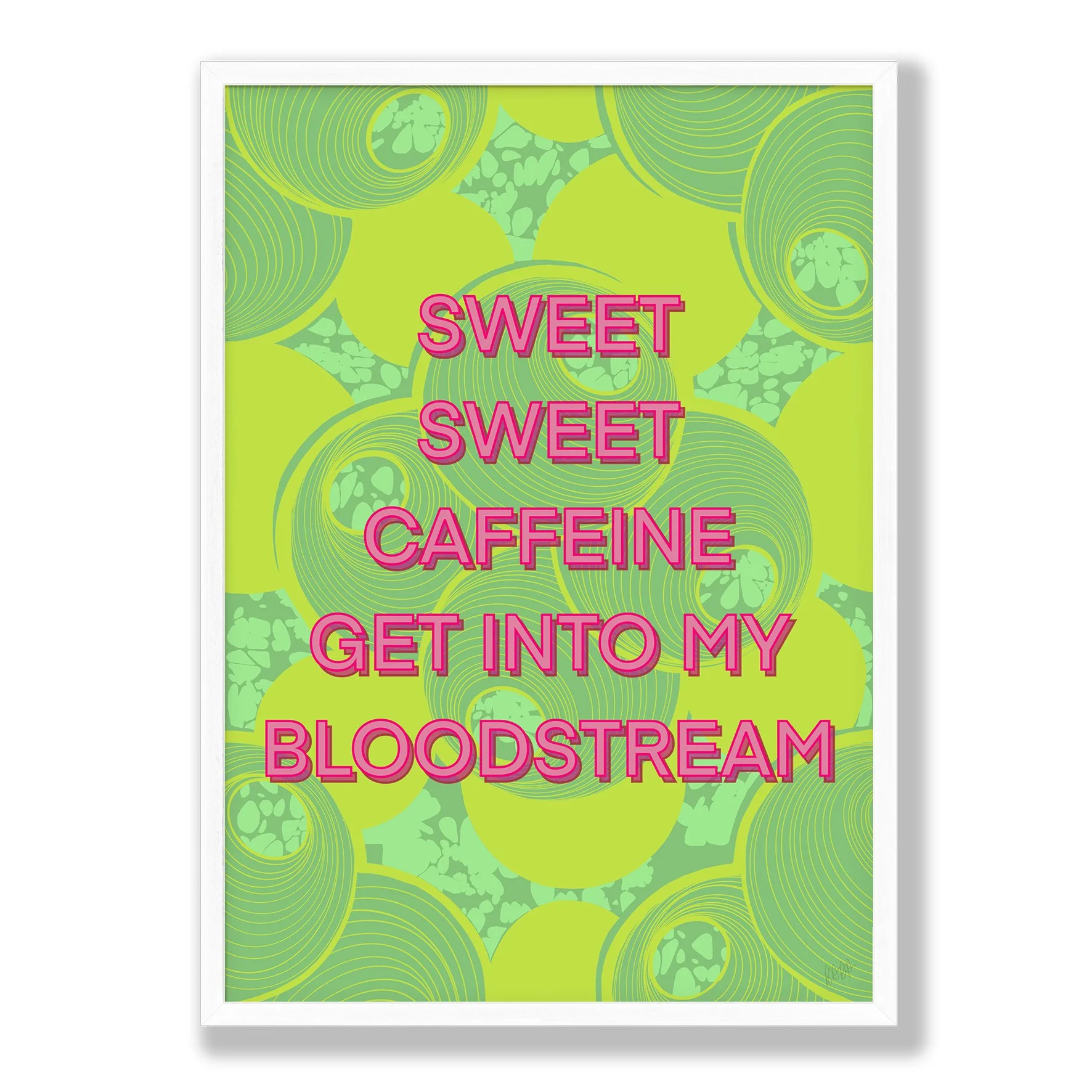 Sweet Caffeine, in green