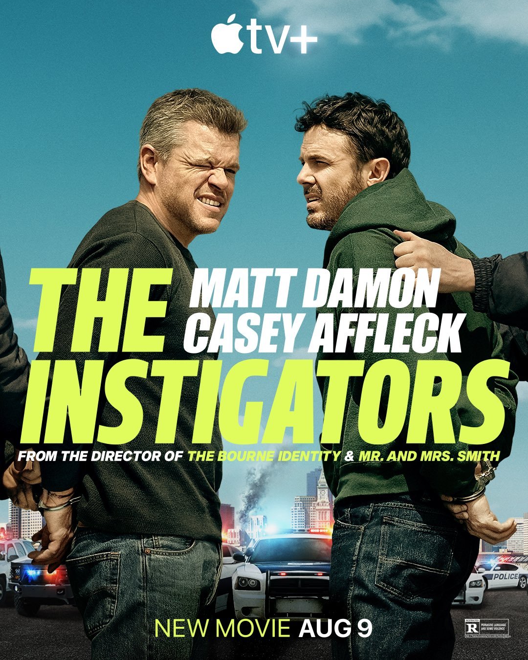 Apple Releases First Trailer, Poster for THE INSTIGATORS — When To Stream