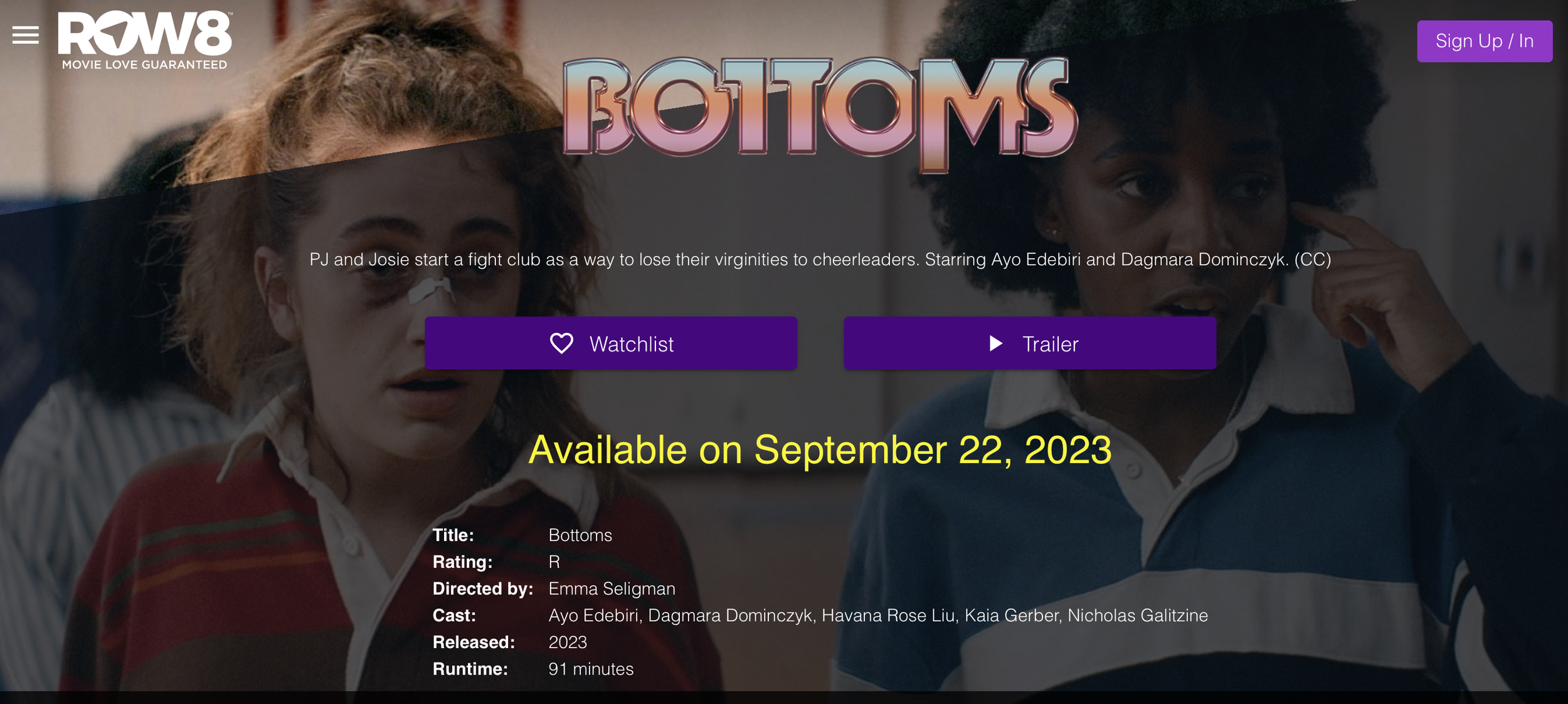 Will BOTTOMS be Streaming Tomorrow? An Update! — When To Stream
