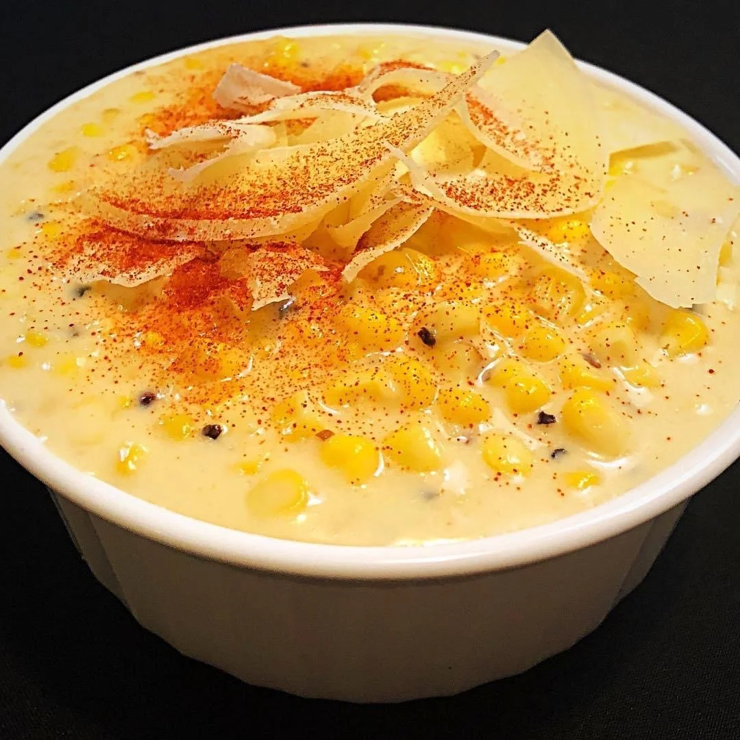 Creamed corn side dish crafted by Southern Standard. 