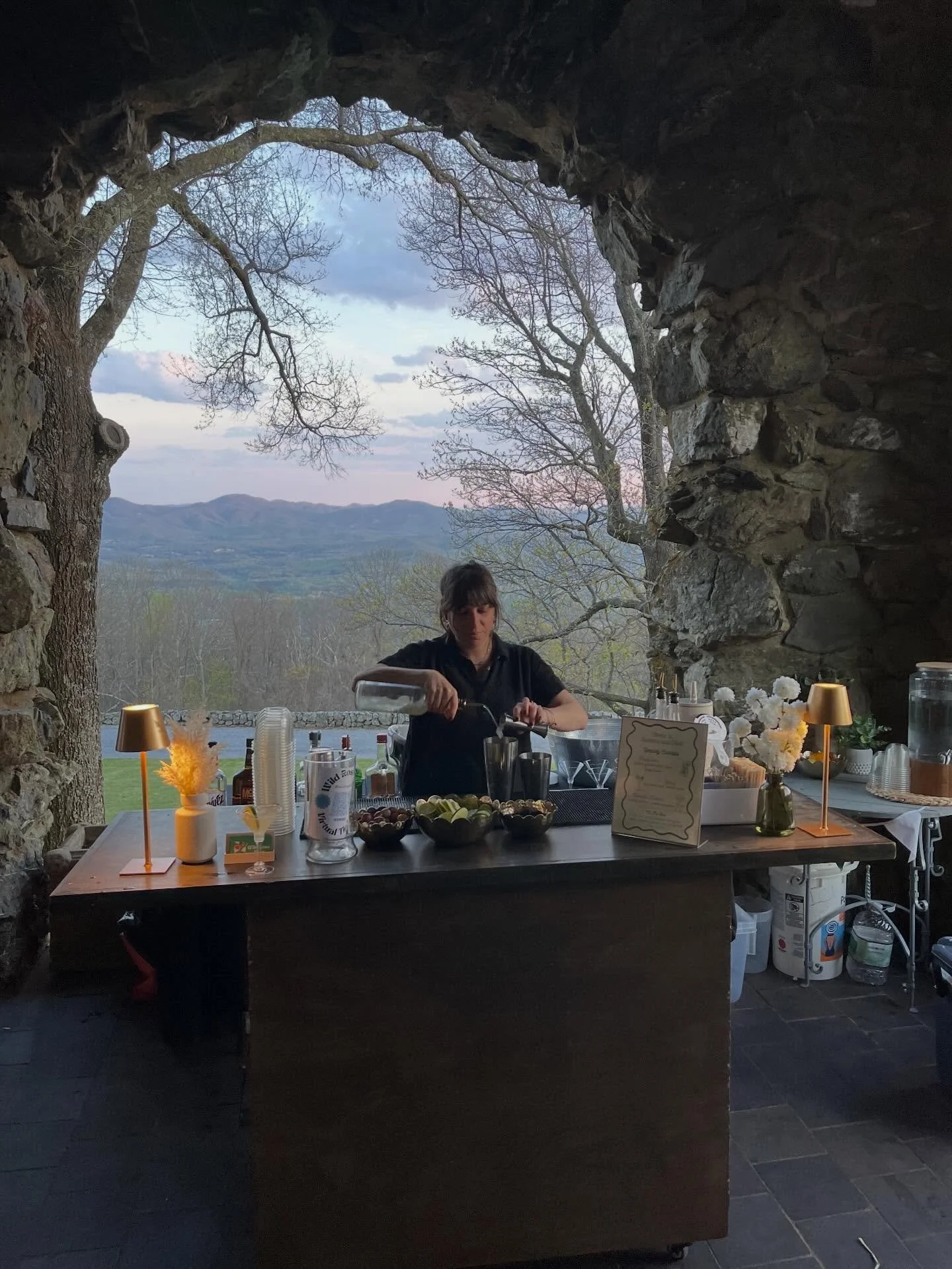 Had the best time bartending for S&amp;F joint bachelor/bachelorette party!! Loved serving transfusions, espresso martinis, and gimlets all night!
💚
#mobilebar #mobilebarcville