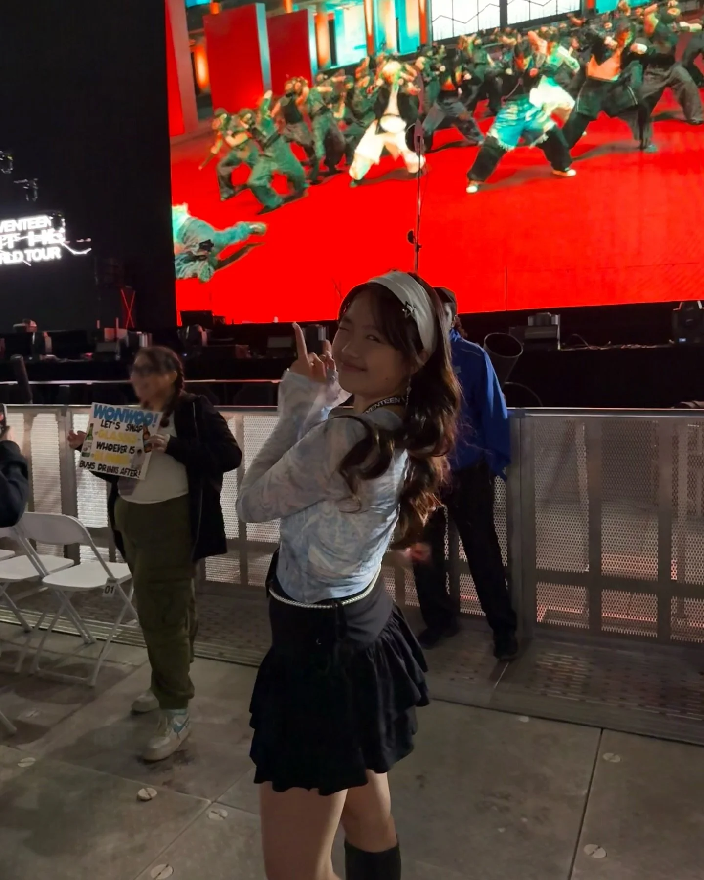 always right here with #seventeen in la