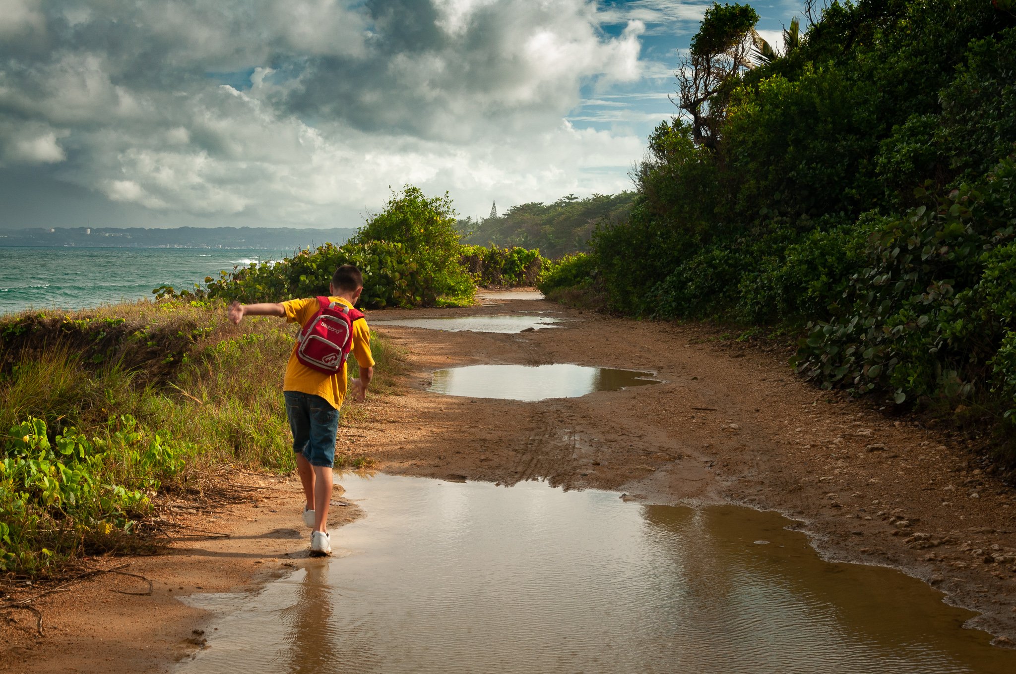 Cody explores Rincon, Puerto Rico
