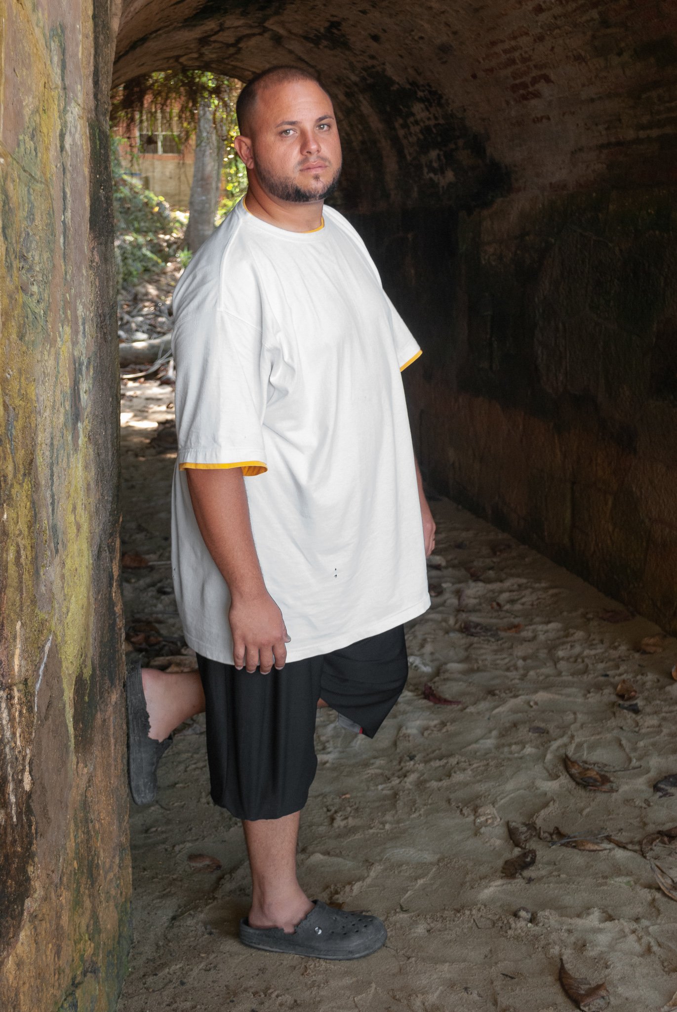 Juan in Tunnel.