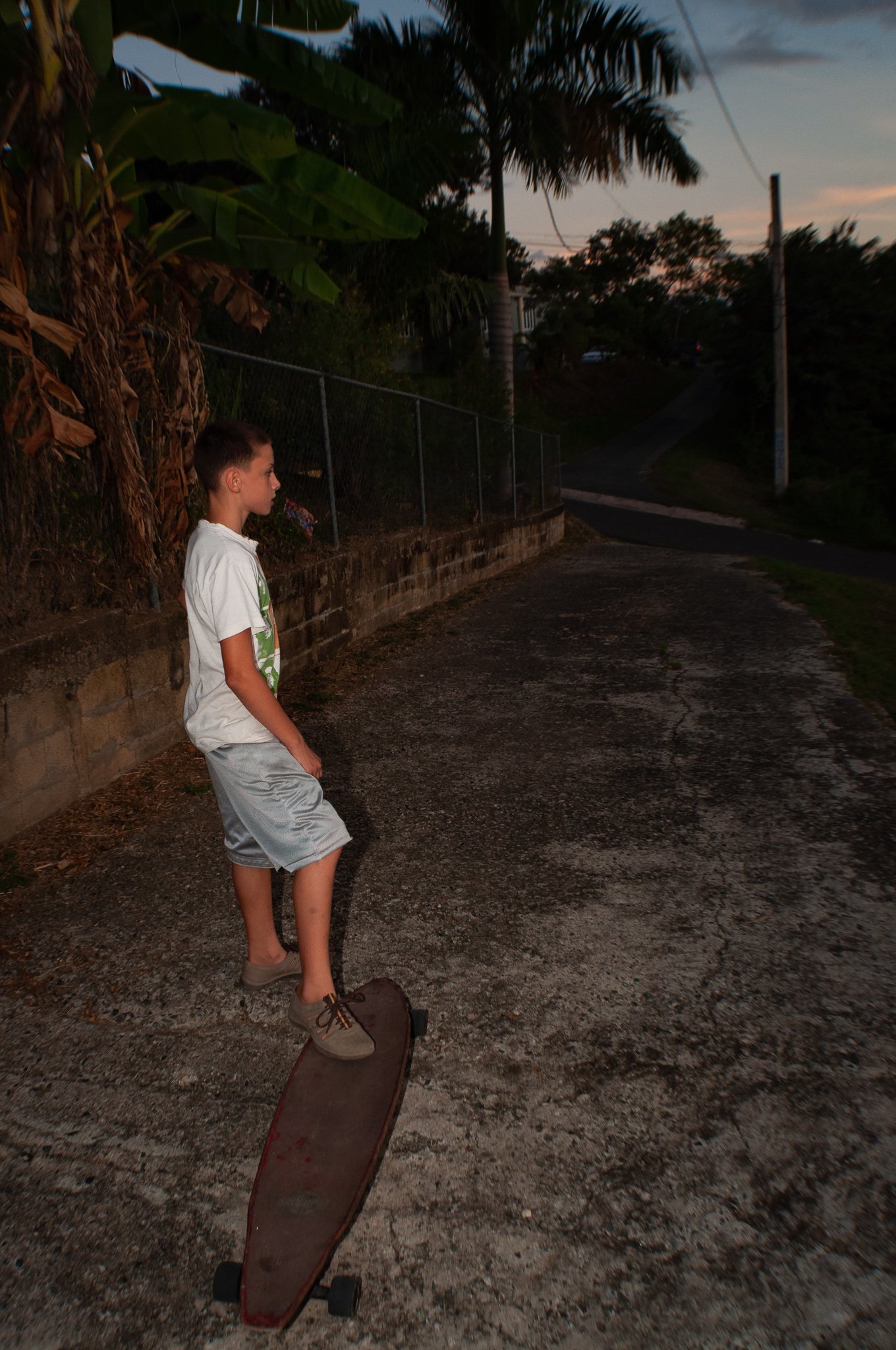 Cody watching sunset