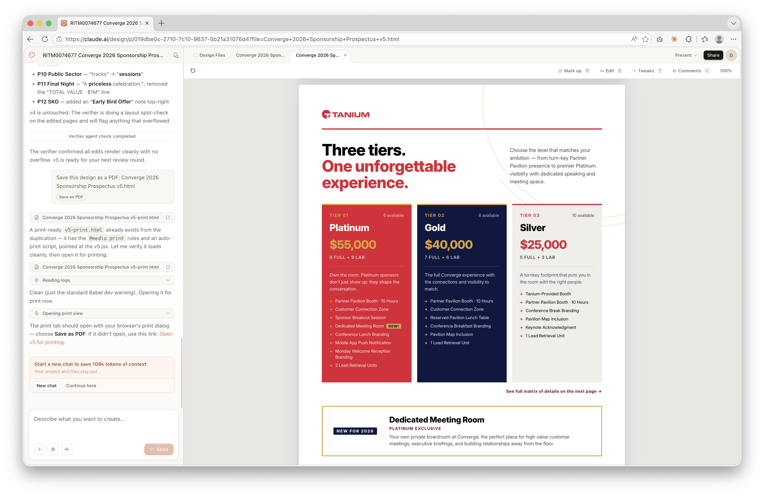 Claude Design Interface