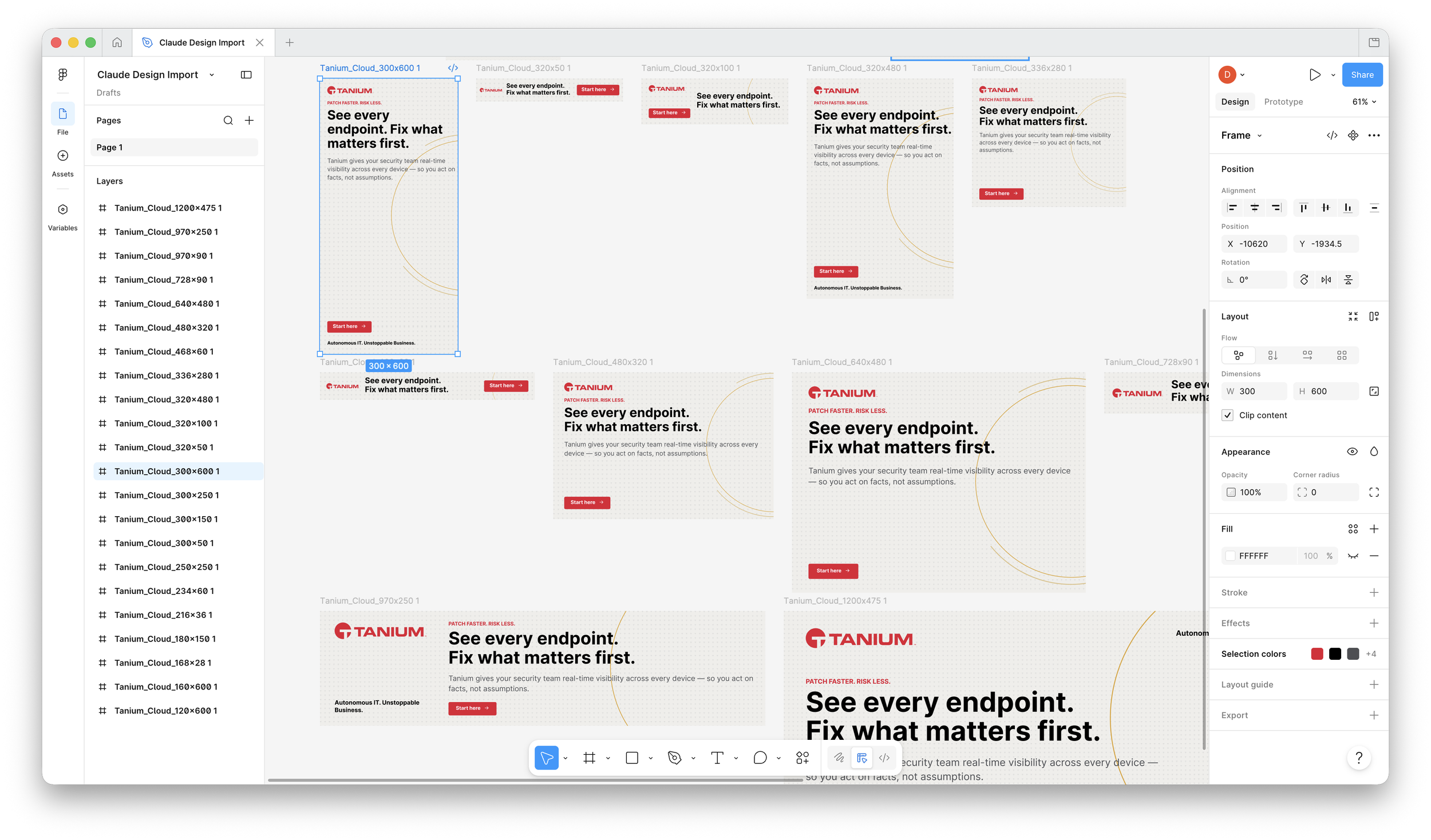 SVGs imported to Figma