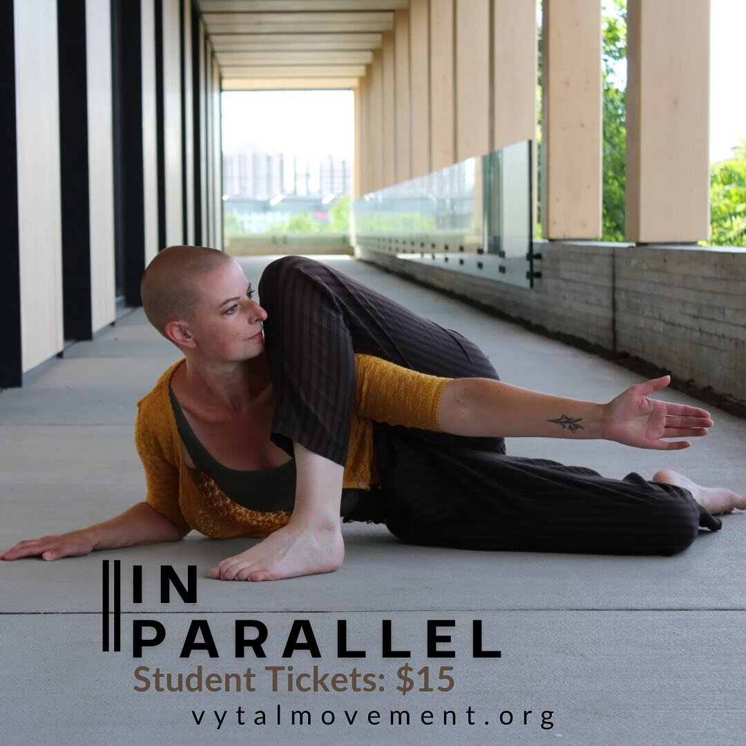 Calling all students✏️ We&rsquo;re excited to announce Student Tickets! See In Parallel this weekend or next for $15 with valid Student ID. 

Get your tickets today @ vytalmovement.org🎟️ We hope to see you there! 📸: Hannah Donk #vytalmovement