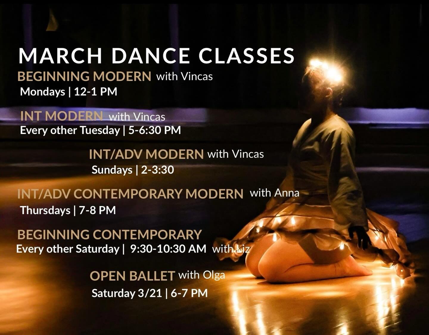 Join us this month for dance class! We have a variety of classes ranging from beginner to advanced. Register at vytalmovement.org &amp; we hope to see you in the studio💃🏻

📸: @marenn33