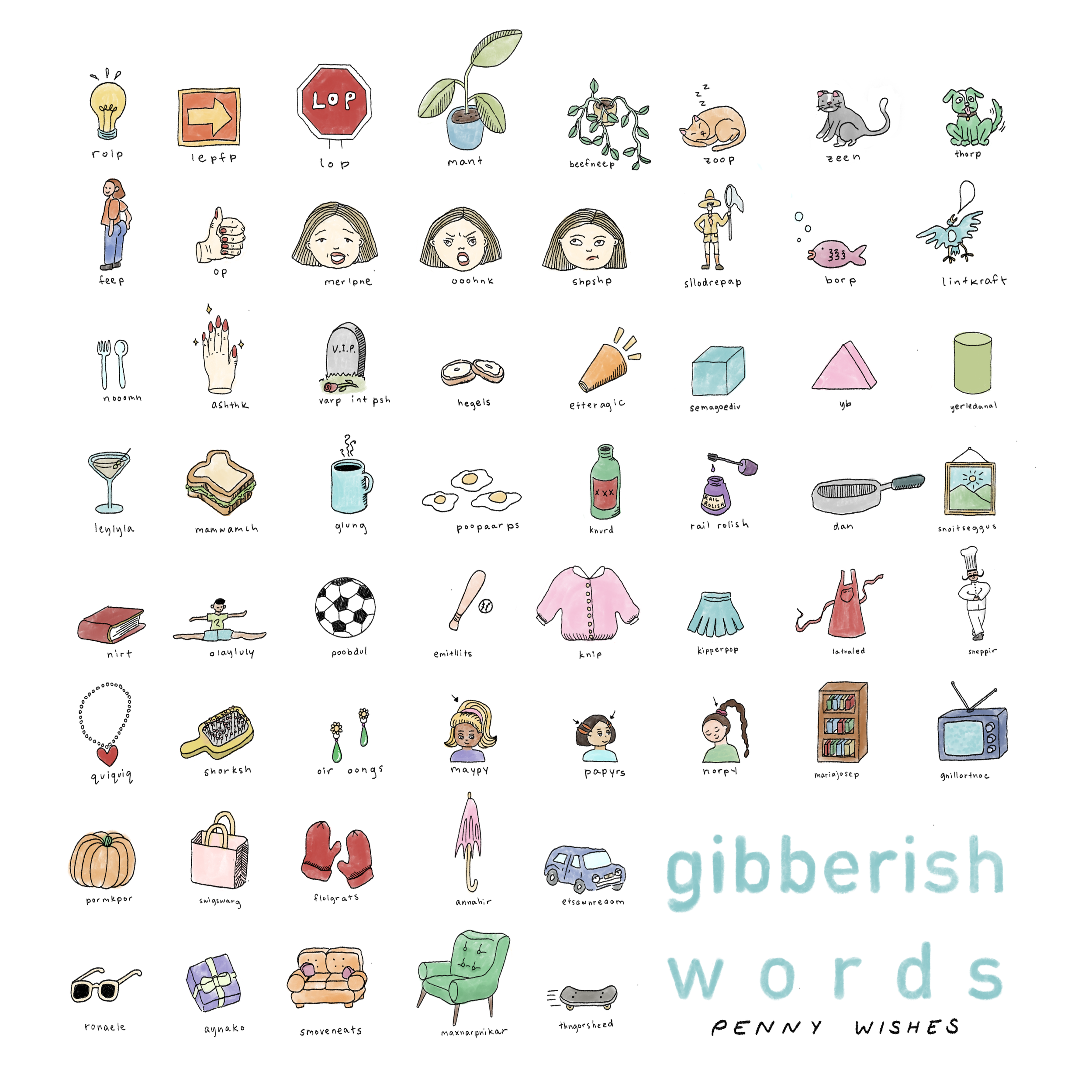 Gibberish Words Album Cover