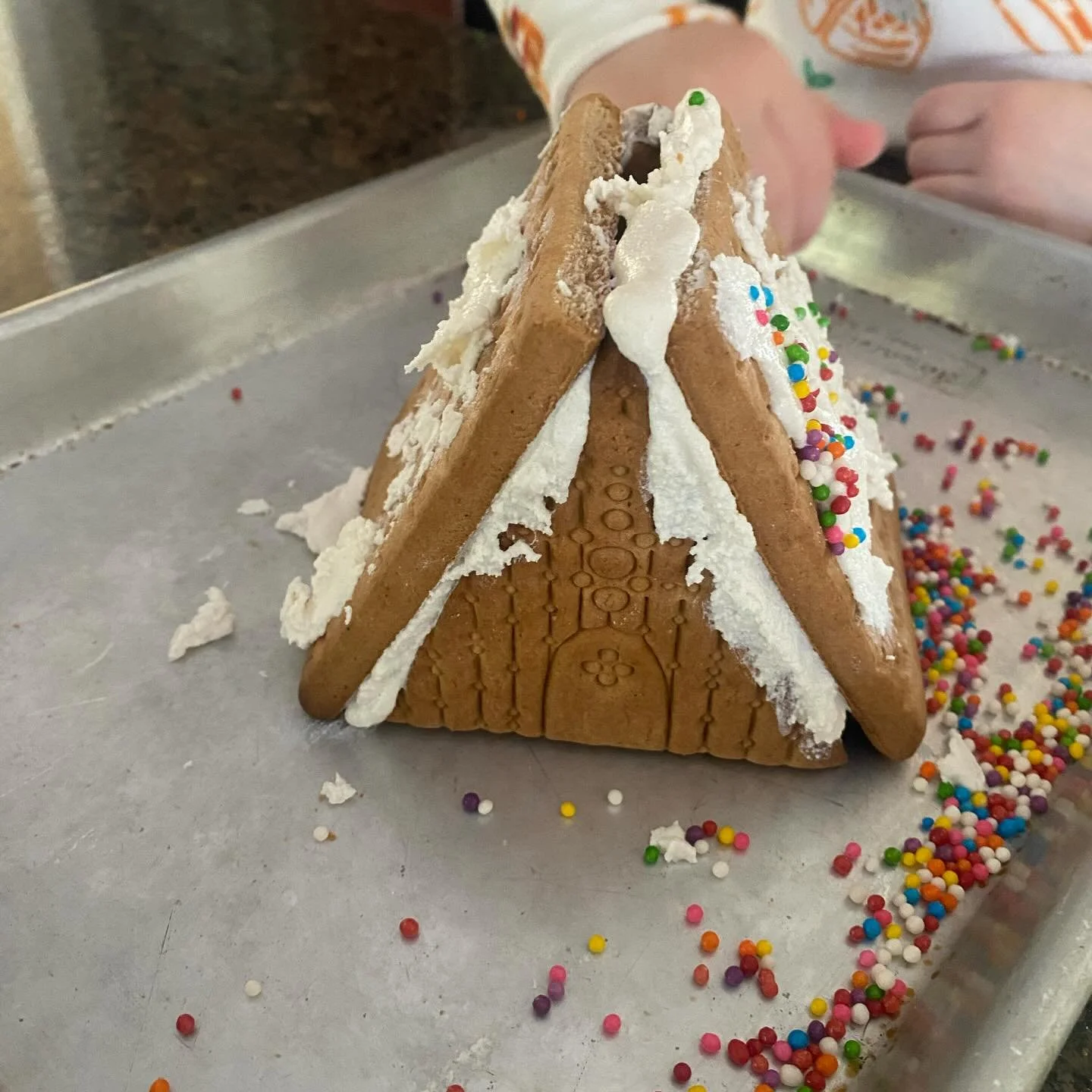 Story time: I got this (admittedly cheap) mini Gingerbread house for my toddler last week thinking &ldquo;oh, this will be a great Saturday activity!&rdquo; When we opened it I was so disappointed and knew from the outset it was not going to come tog