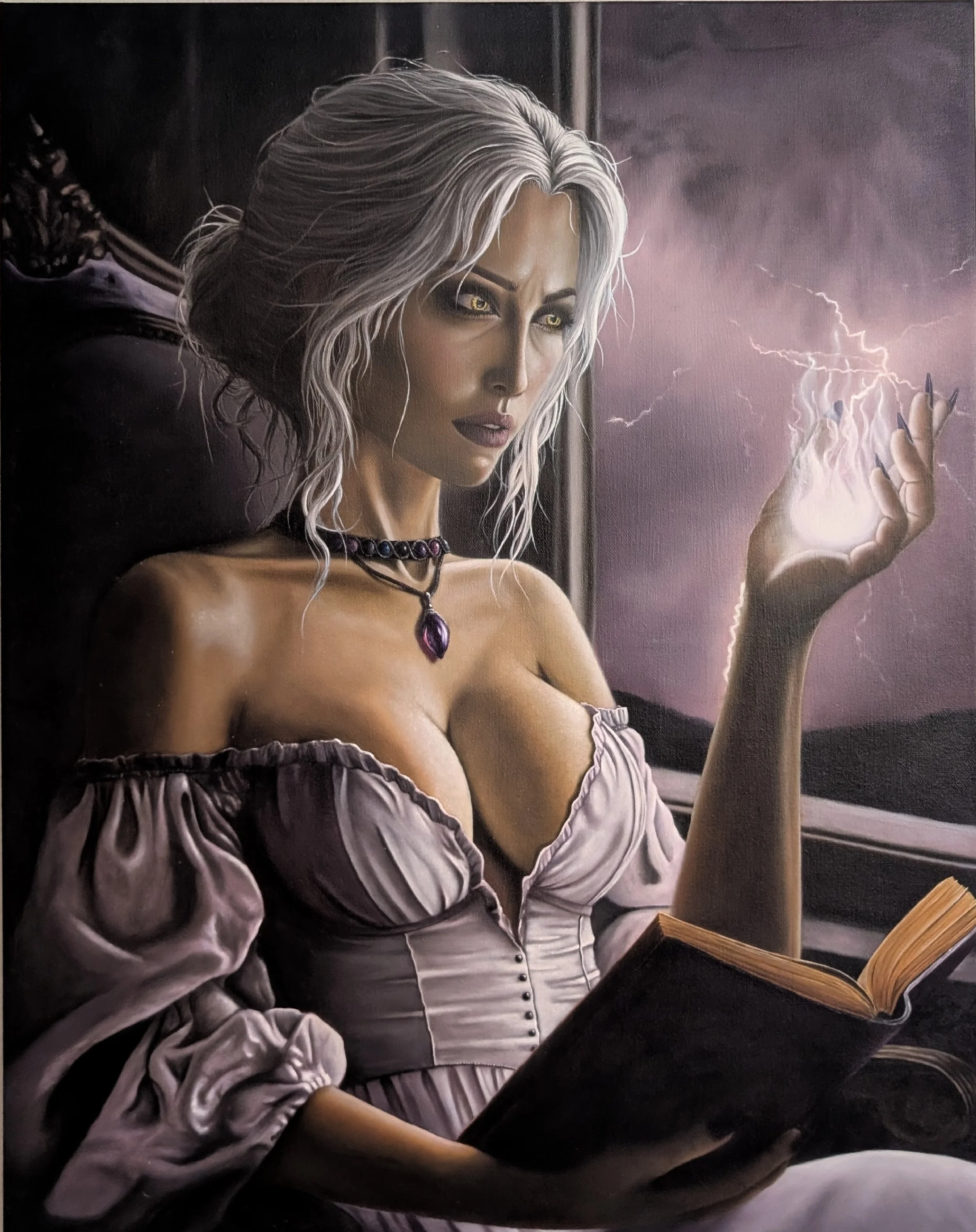 Mystic Provocation
22" x 28"
Oil on wrapped canvas
$925