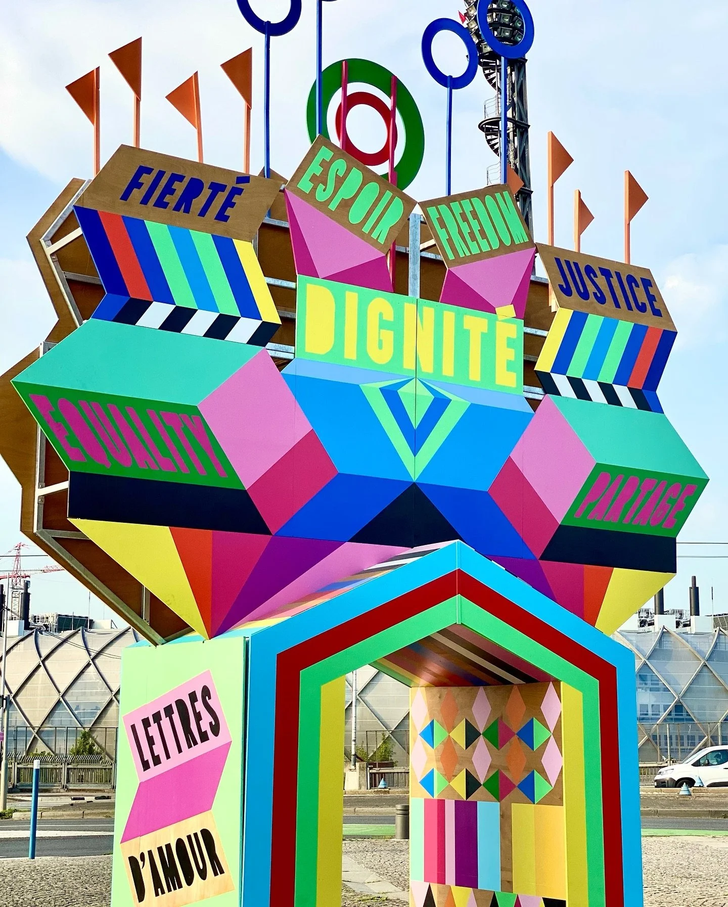 &ldquo;Love Letters&rdquo; our latest work in collaboration with UK artist @moragmyerscough to celebrate the city of @villelacourneuve and Paris Olympic and Paralympics games @paris2024 🇫🇷❤️

📍 Av. Jean Jaur&egrave;s, 93120, La Courneuve 

Congrat