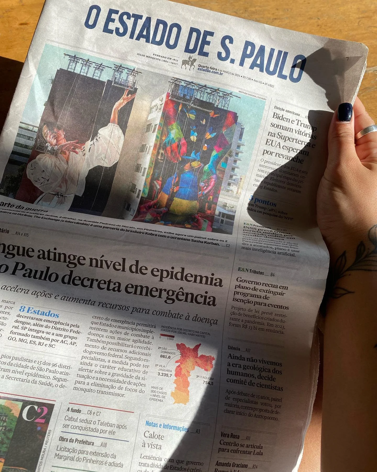 We made it to the front cover of &ldquo;O Estado de S&atilde;o Paulo&rdquo; and a special coverage on Globo News - Brazil&rsquo;s main National TV channel !!! A dream come true 🤩 🇧🇷 

Thank you to everyone who made this possible and for the trust 