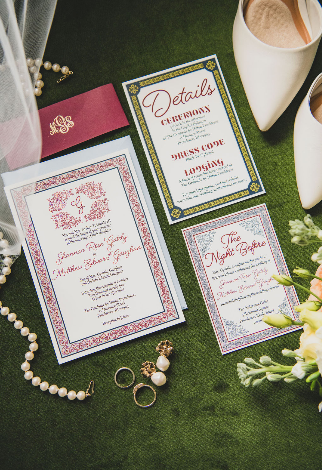 Shannon and Matthew's Wedding Invitation Design