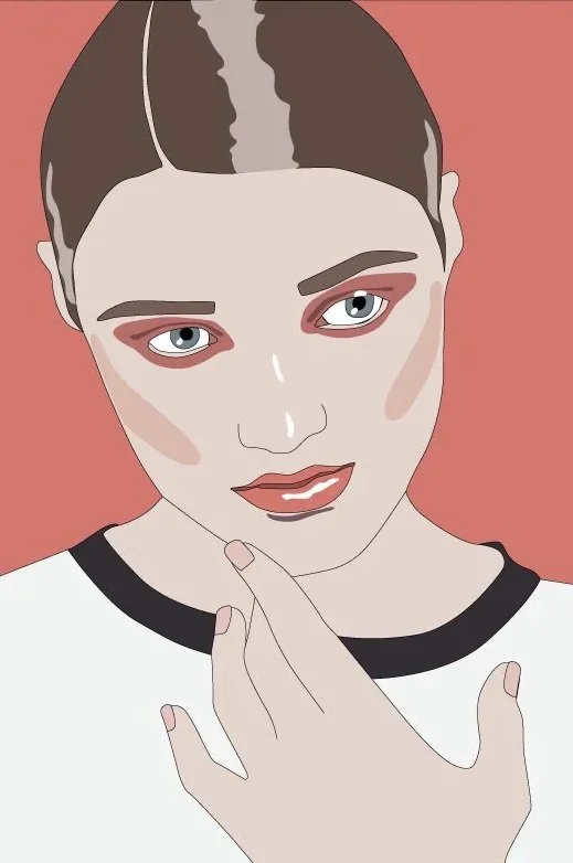 "Gloss" Drawn on Adobe Illustrator