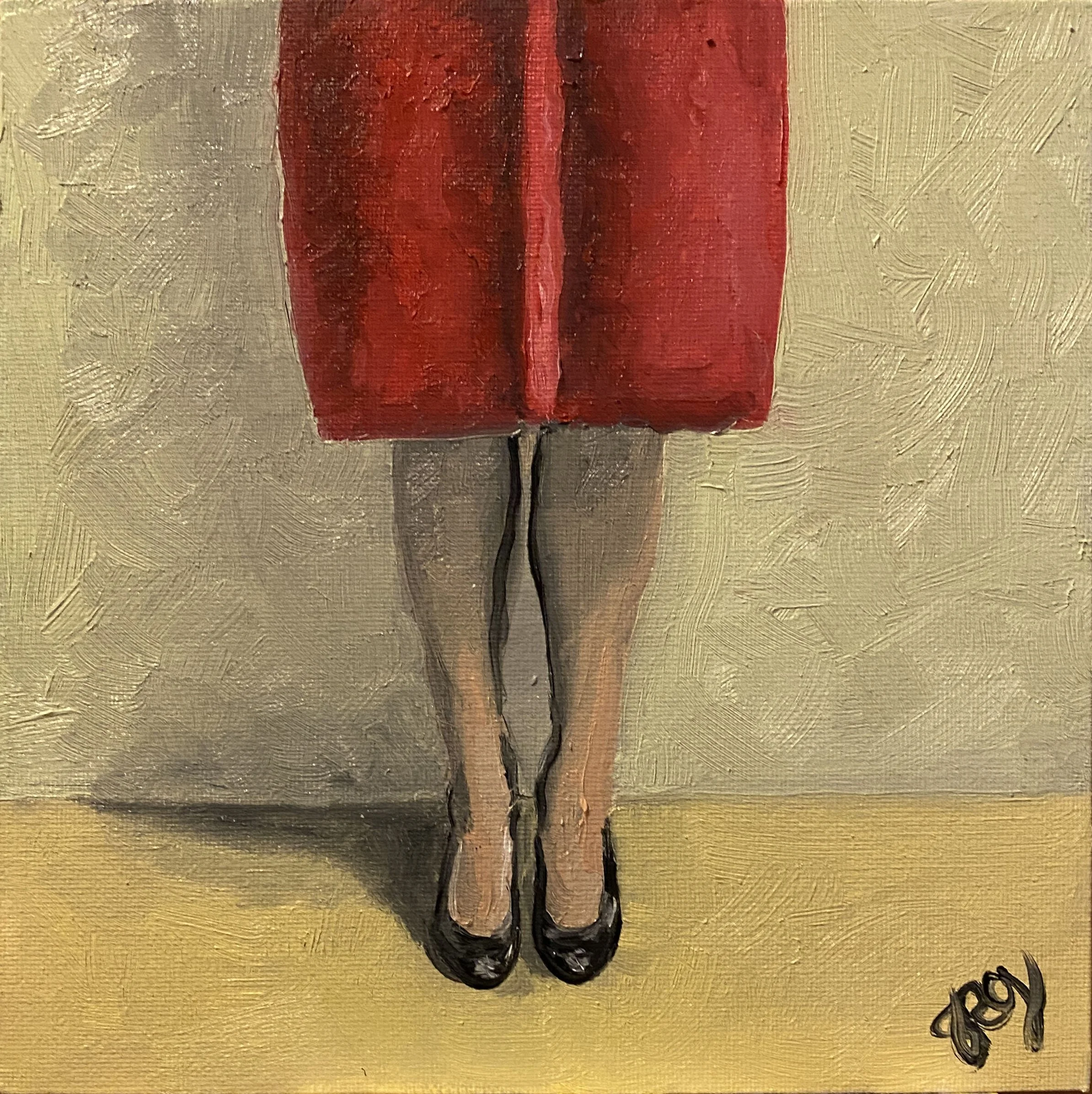 "Waiting"
Oil on Canvas Board
2022