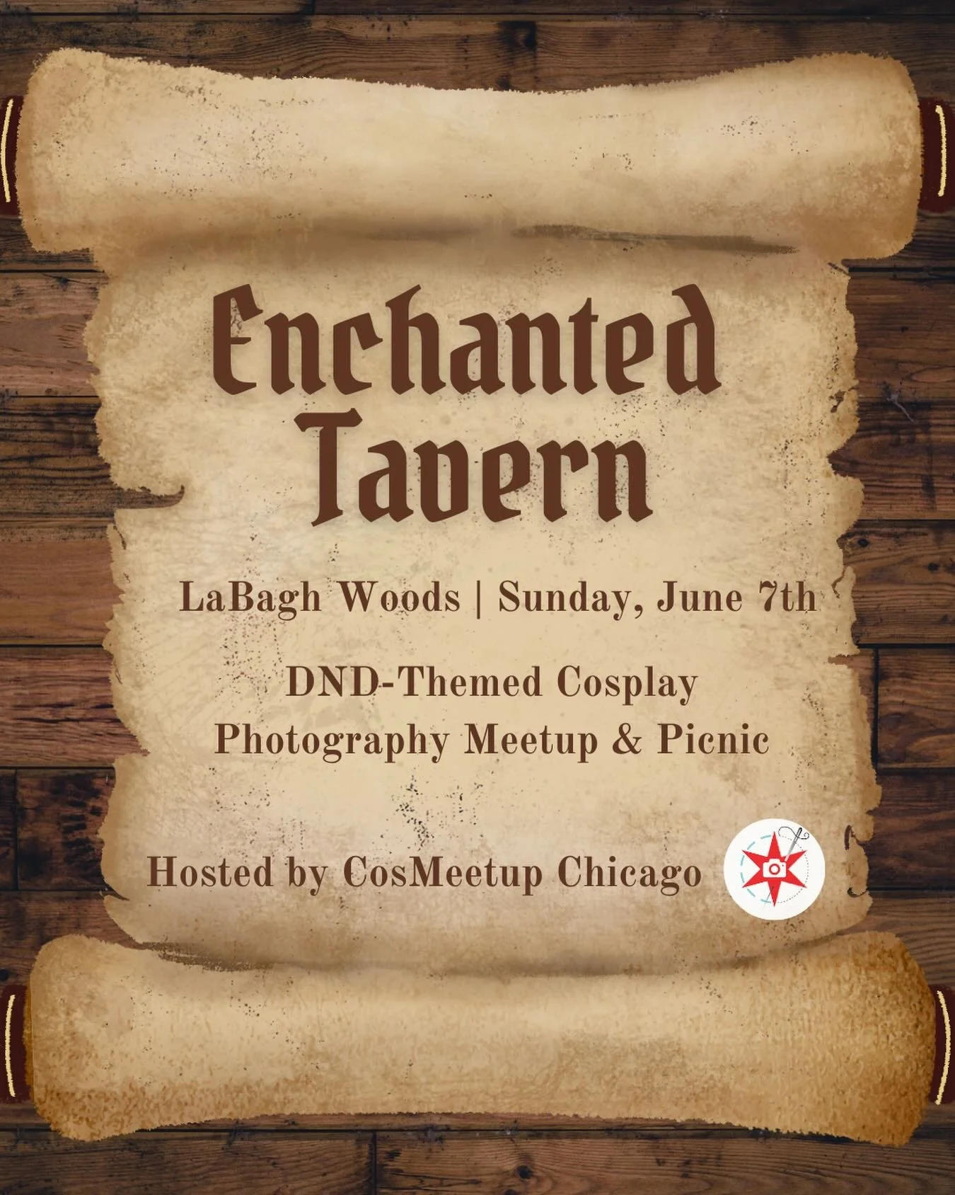 Save the Date! Our annual Enchanted Spring Picnic / Cosplay Photography Meetup is going to be at LaBagh Woods on Sunday, June 7&ndash;and this year it&rsquo;s DnD-themed! 

The picnic grove will become our &ldquo;Enchanted Tavern&rdquo;, cosplayers w