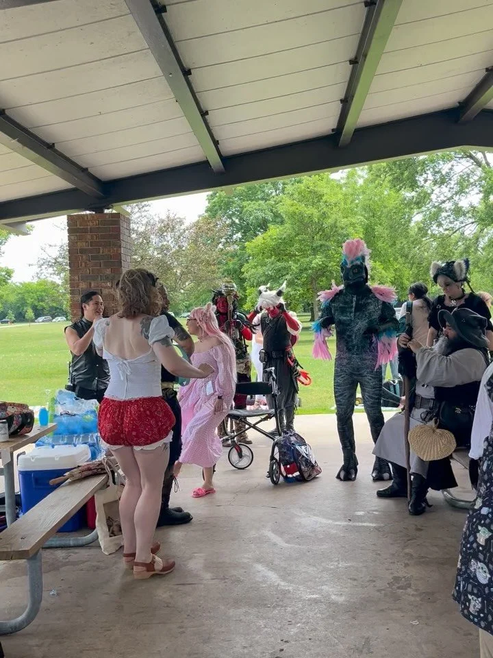 Thank you to everyone who attended the LaBagh Woods Enchanted Tavern Meetup today. We felt so much love in this community! Everyone shared food, music, cosplay, photography, helping hands when it came time to clean up, and a wide spread of talents ac