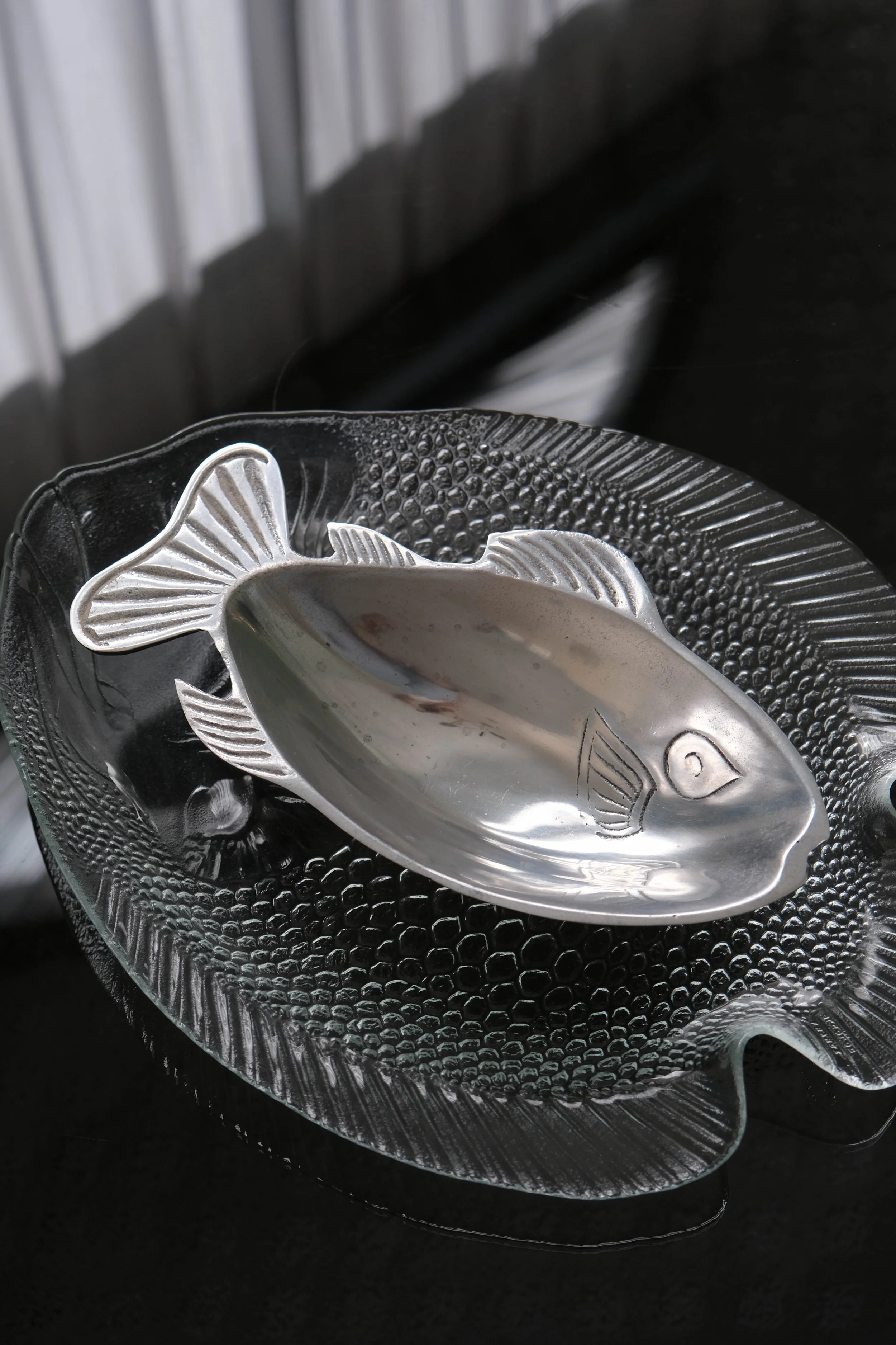 70s Aluminum Poisson Bowl