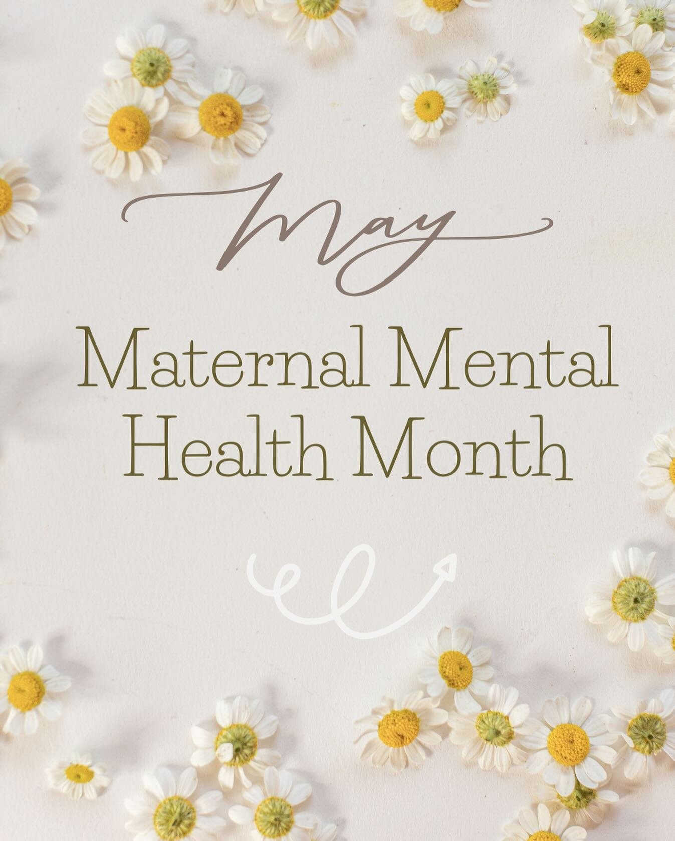 May is Maternal Mental Health Awareness Month. Did you know that 1 in 5 new moms experience some form of perinatal mood and anxiety disorder?

This is an area of mental health that I have grown passionate about as a mom myself. I recognize the challe