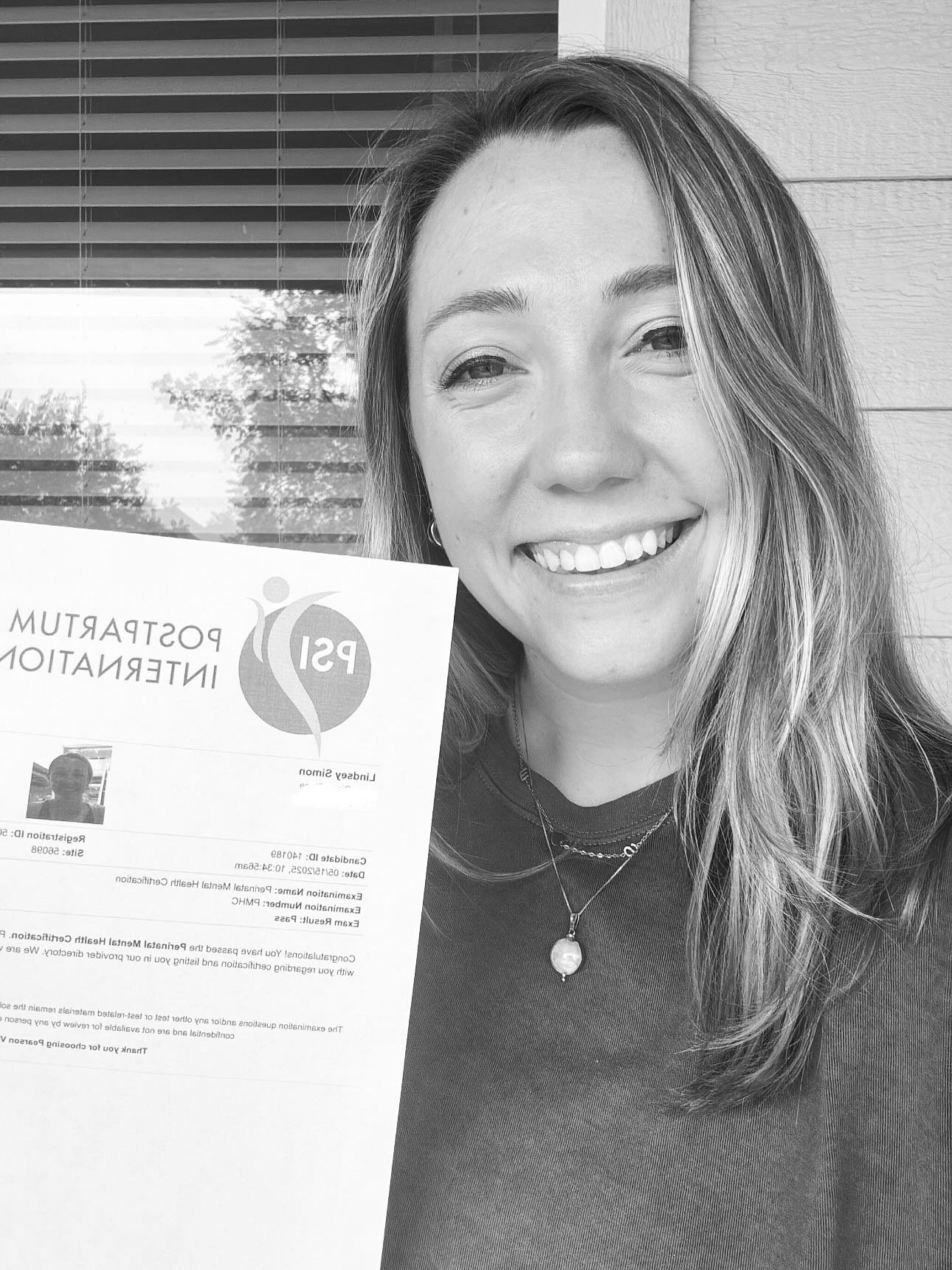 Officially a Certified Perinatal Mental Health Professional!

Yesterday I passed my exam to become a PMH-C. This allows me to deepen my ability to support and empower moms as they navigate the emotional complexities of pregnancy, childbirth and early