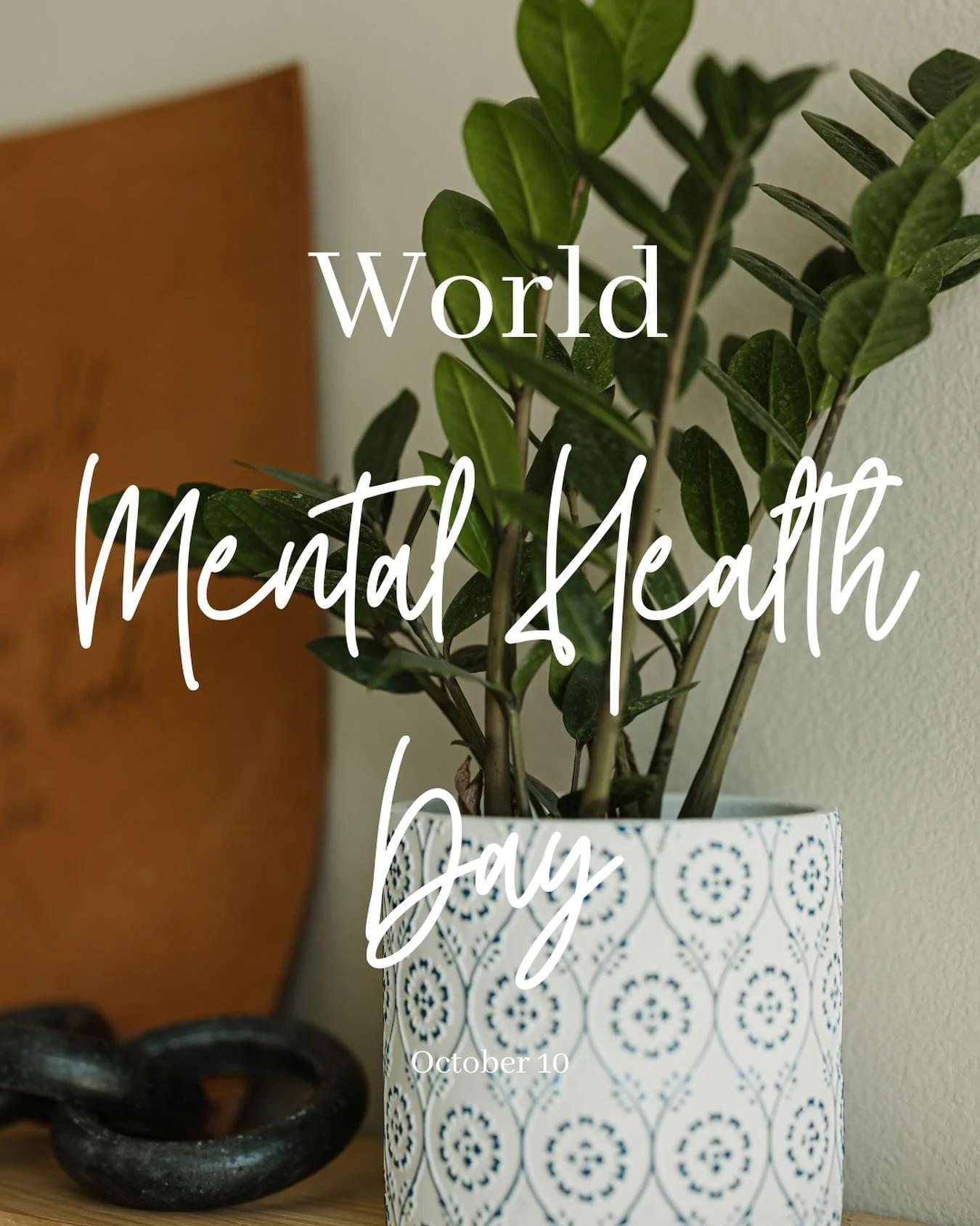 Mental Health Matters. On this World Mental Health Day I want to remind you all that we can show up for ourselves with empathy, understanding and awareness. I encourage you all to do what you need to do to seek help, speak up and do the work. You are