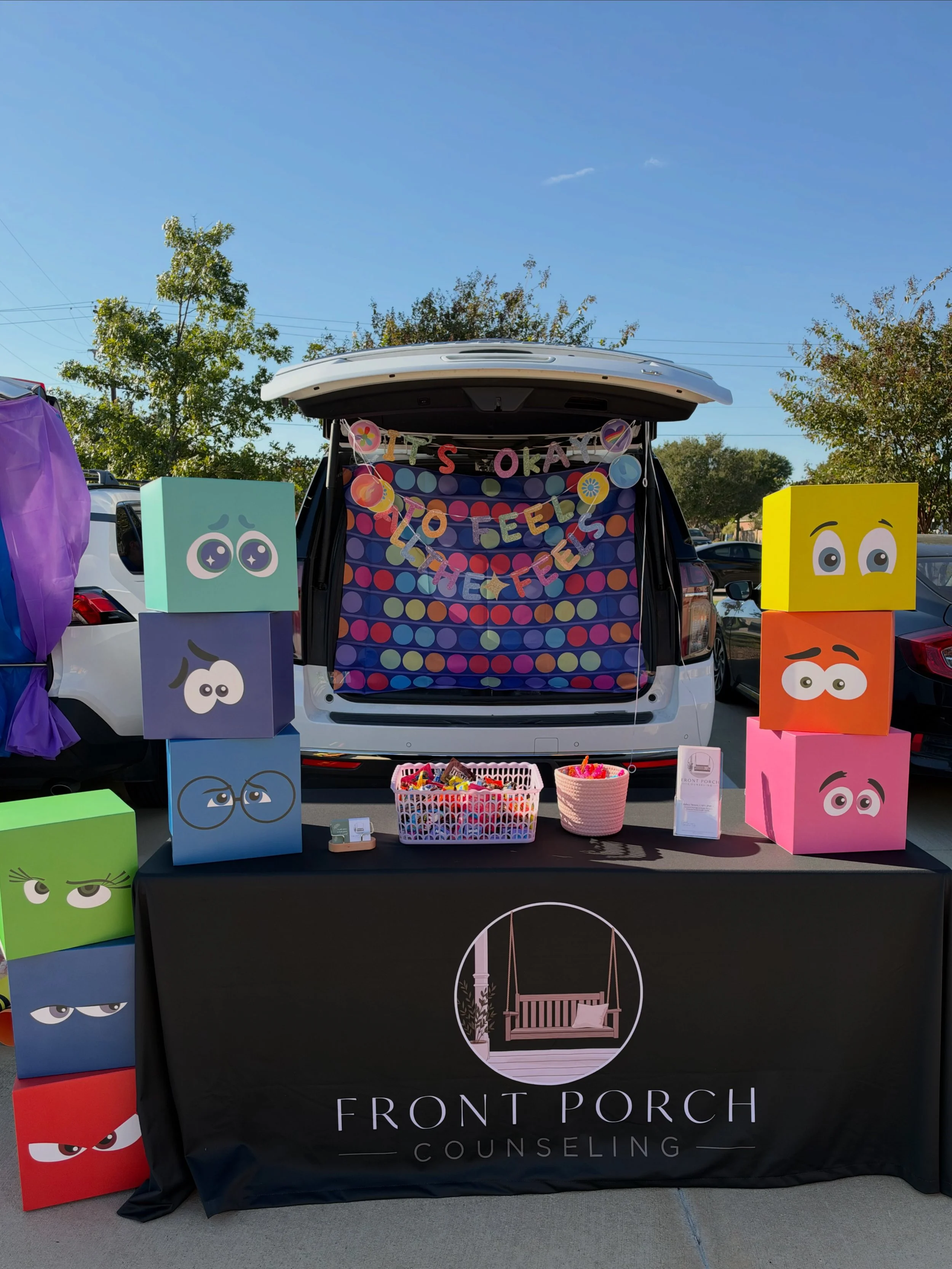 Core memories were made! ✨🌈

We had the BEST time at last week&rsquo;s Trunk or Treat hosted by @concept.therapy. We loved meeting and connecting with so many amazing families in our community. There&rsquo;s nothing better than creating connections 